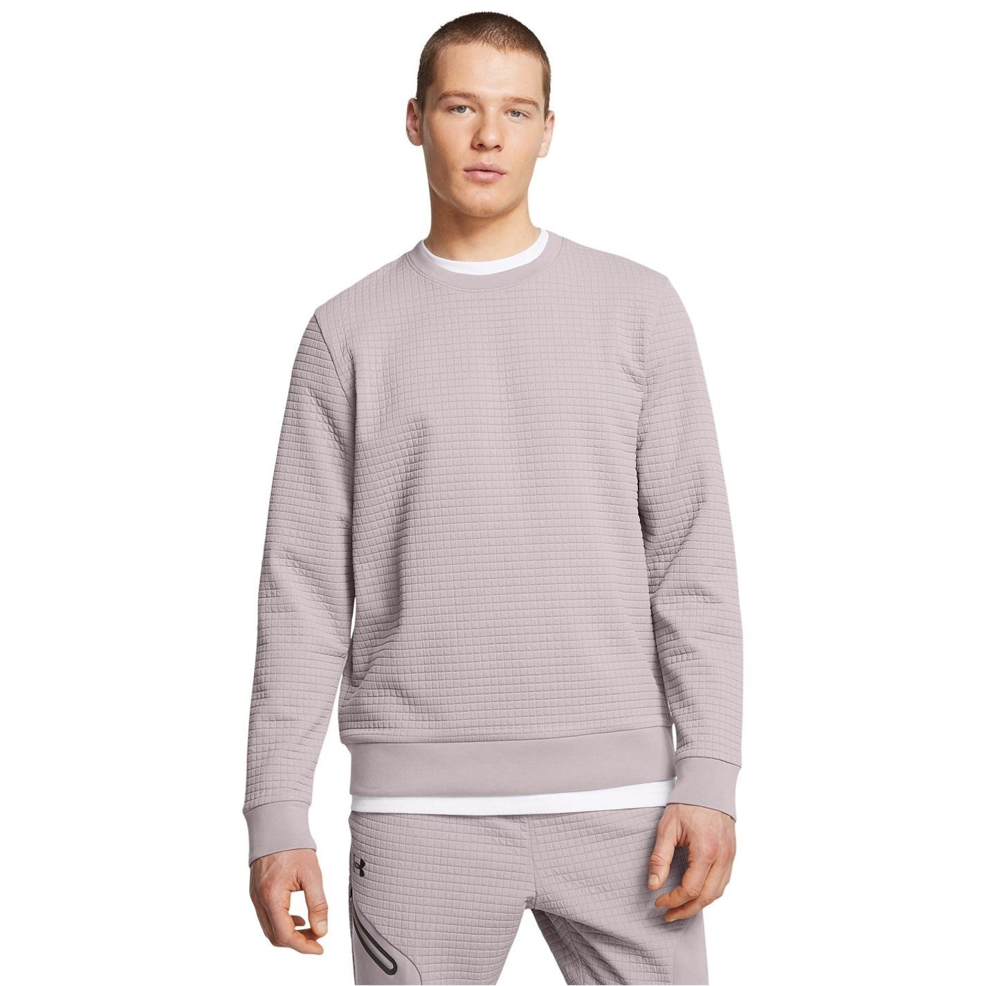 Under Armour Unstoppable Crew Neck Ribbed Collar Long Sleeve Sweater