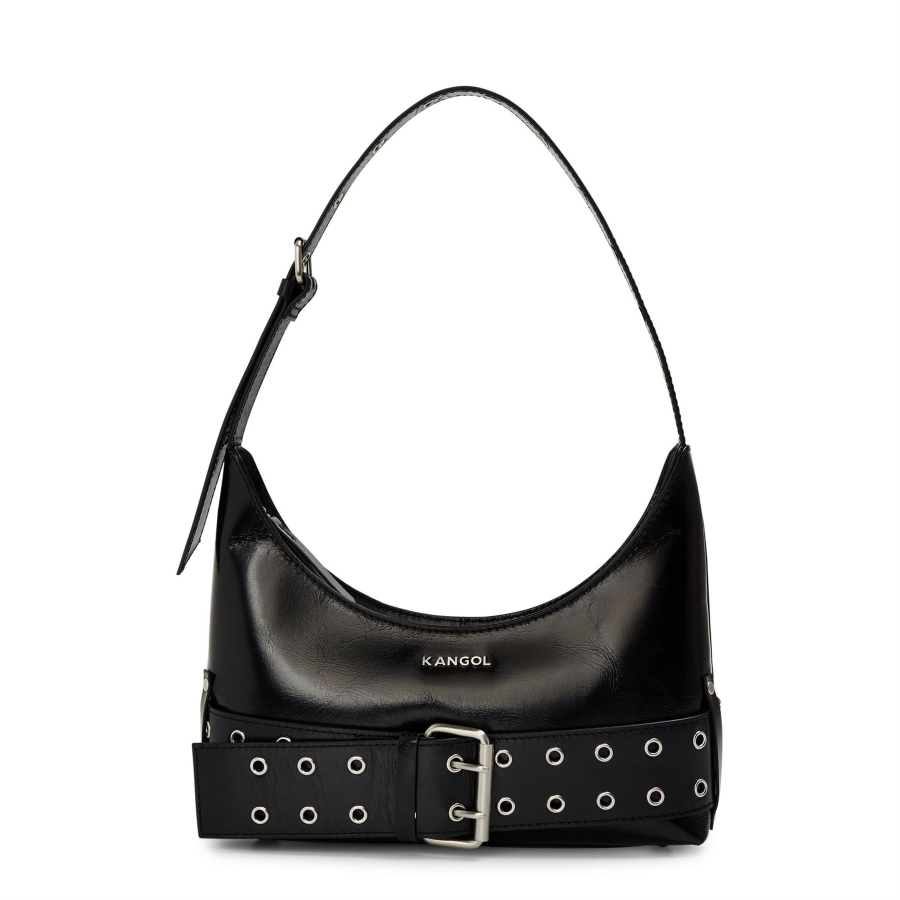 Kangol Hobo Handbag with Metal Eyelet