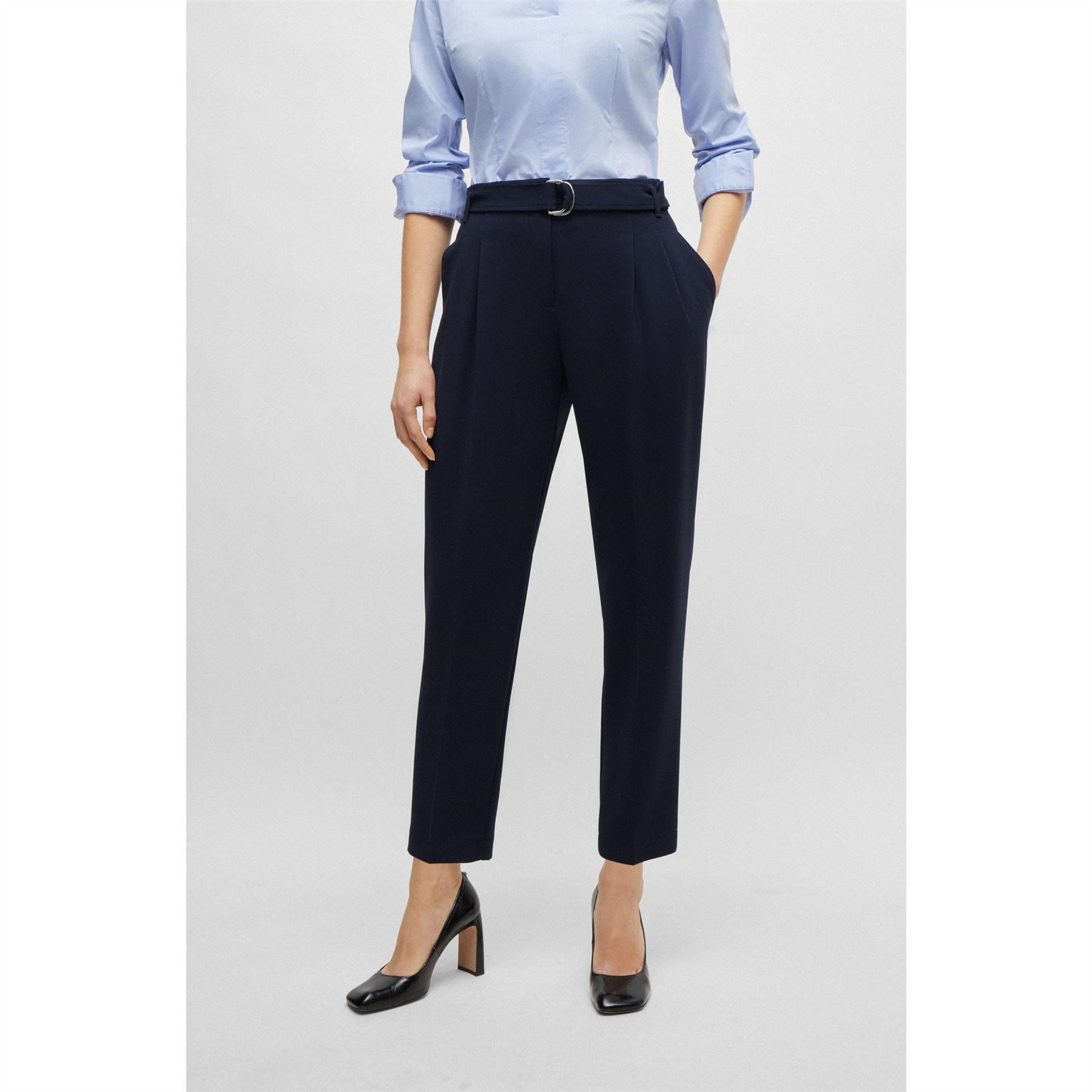Boss Tapia Pleated Trousers
