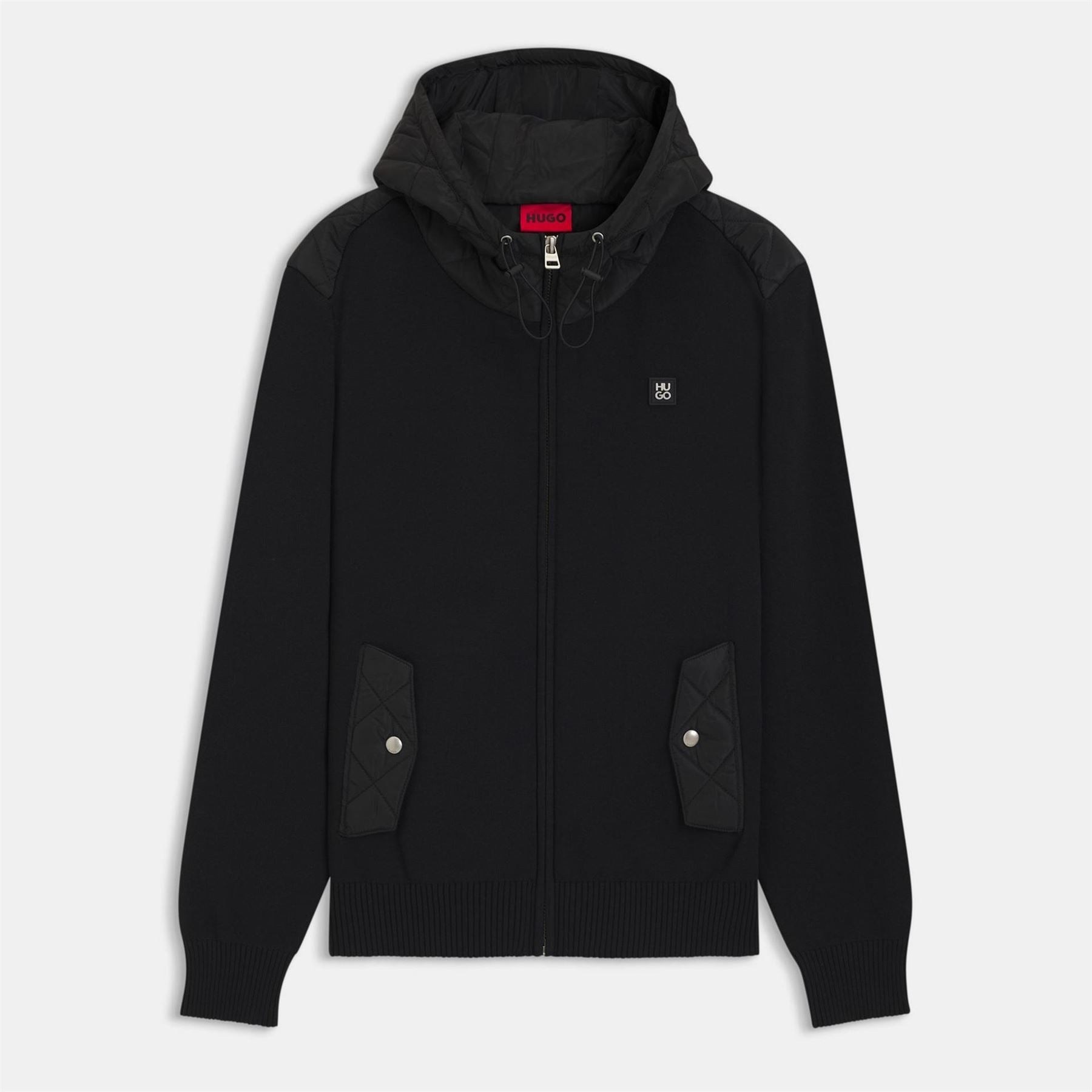 Hugo Sylon  Red Long Sleeve Full Zip Hybrid Jacket