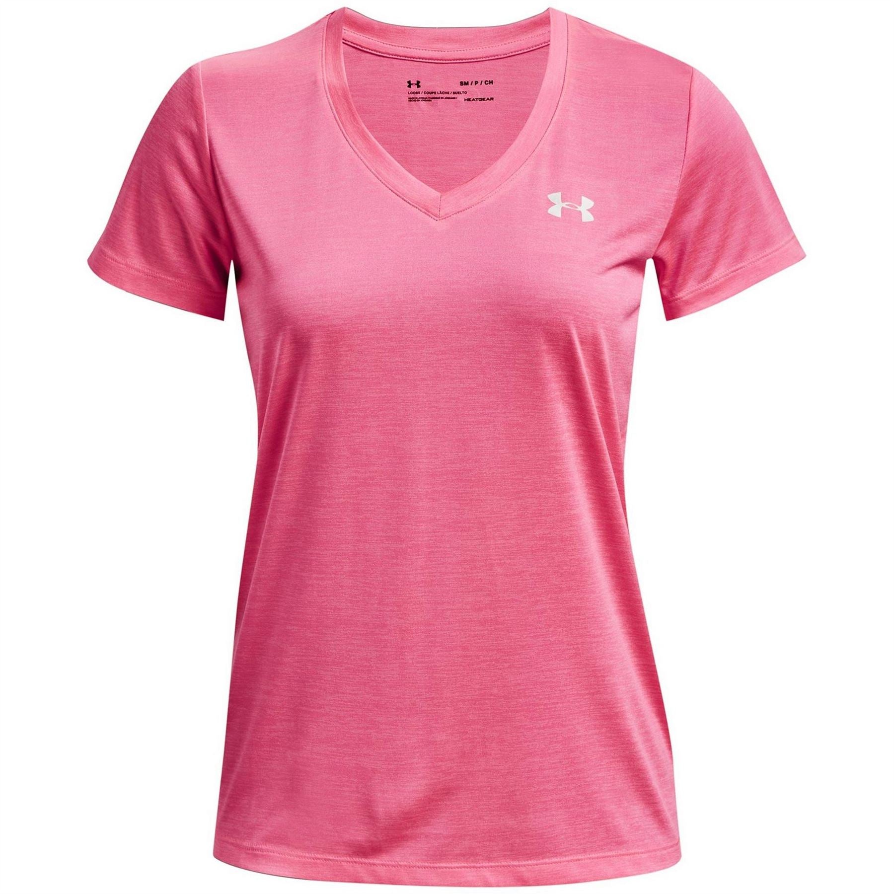 Under Armour Womens Armour Tech™ Twist V Neck Short Sleeve