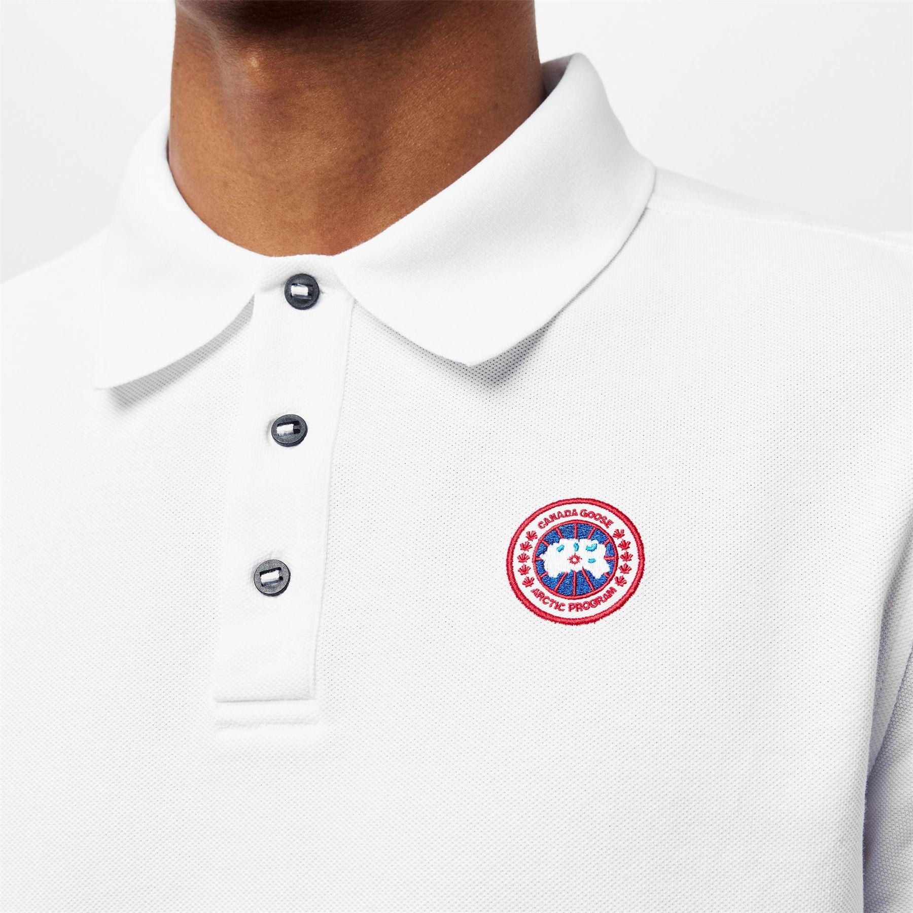 Canada Goose Beckley Logo Cotton Polo Shirt