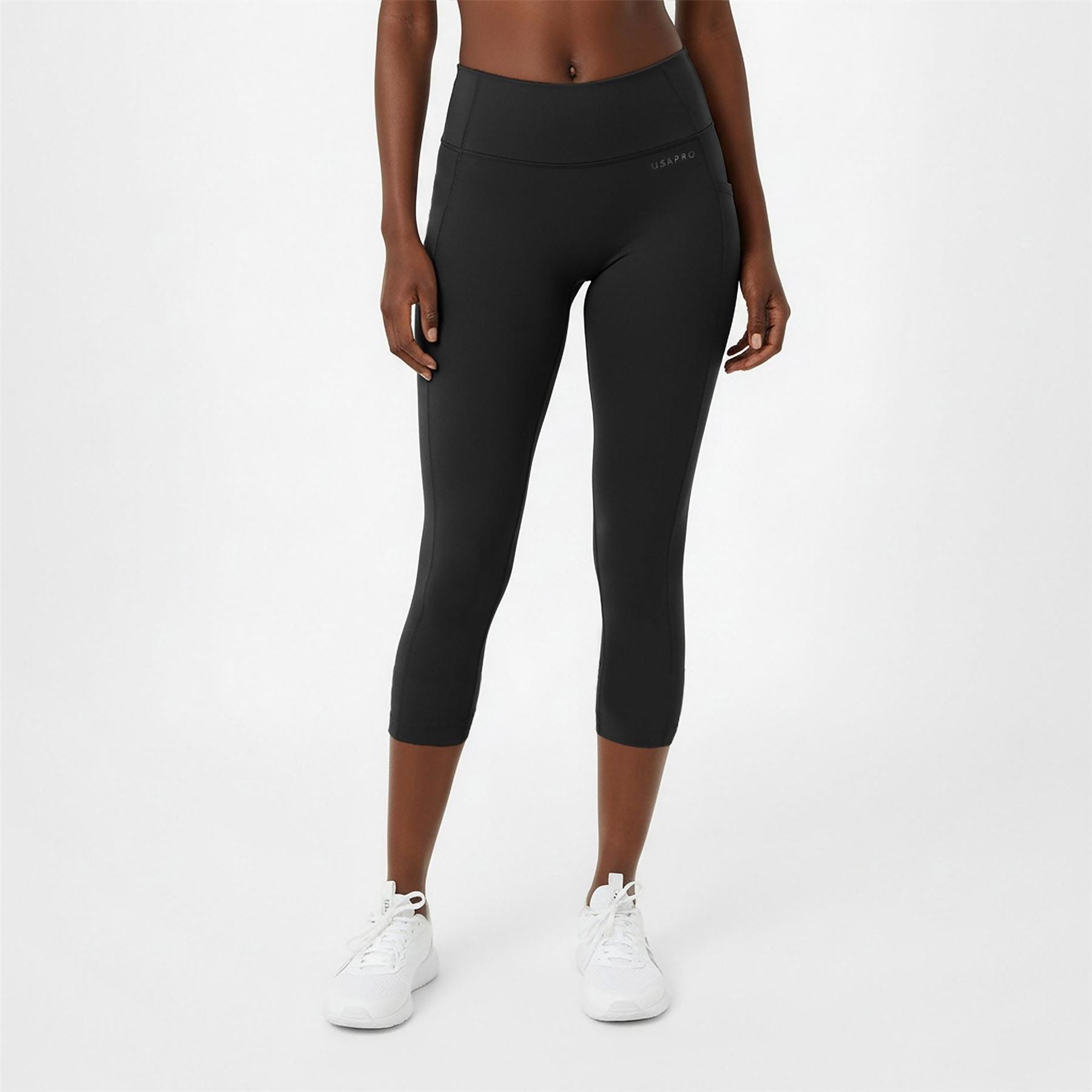 USA Pro Pro High Rise Capri Cropped Leggings Ladies