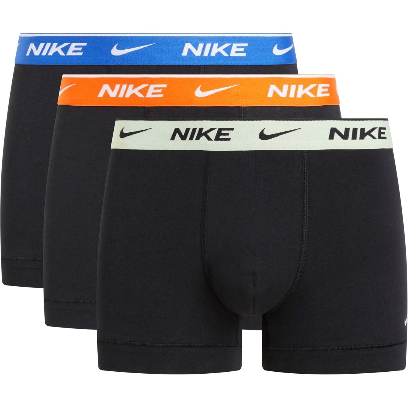 Nike Mens 3 Pack Everyday Cotton Trunks