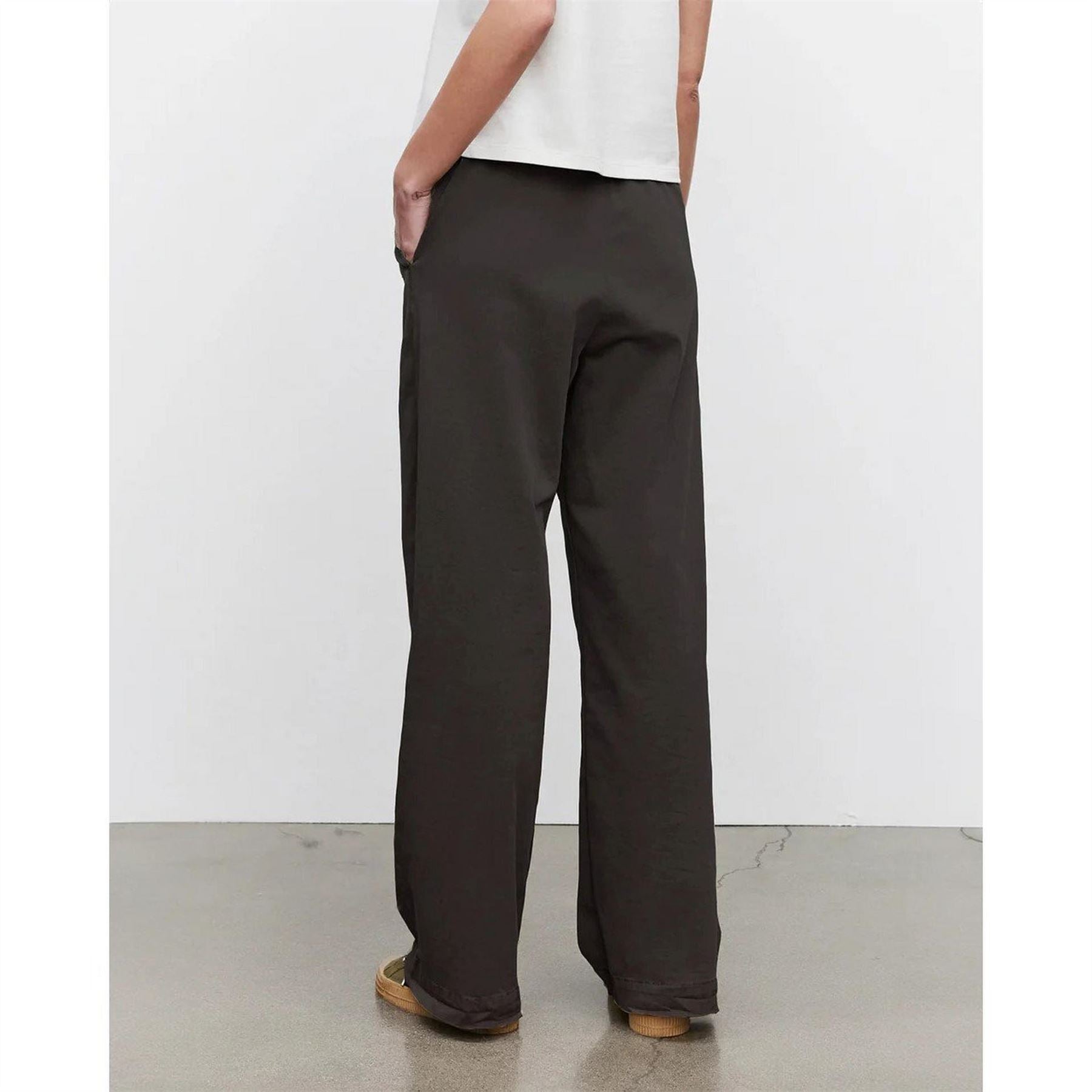 Velvet by Graham and Spencer Solid Patterned Wide Leg Trousers