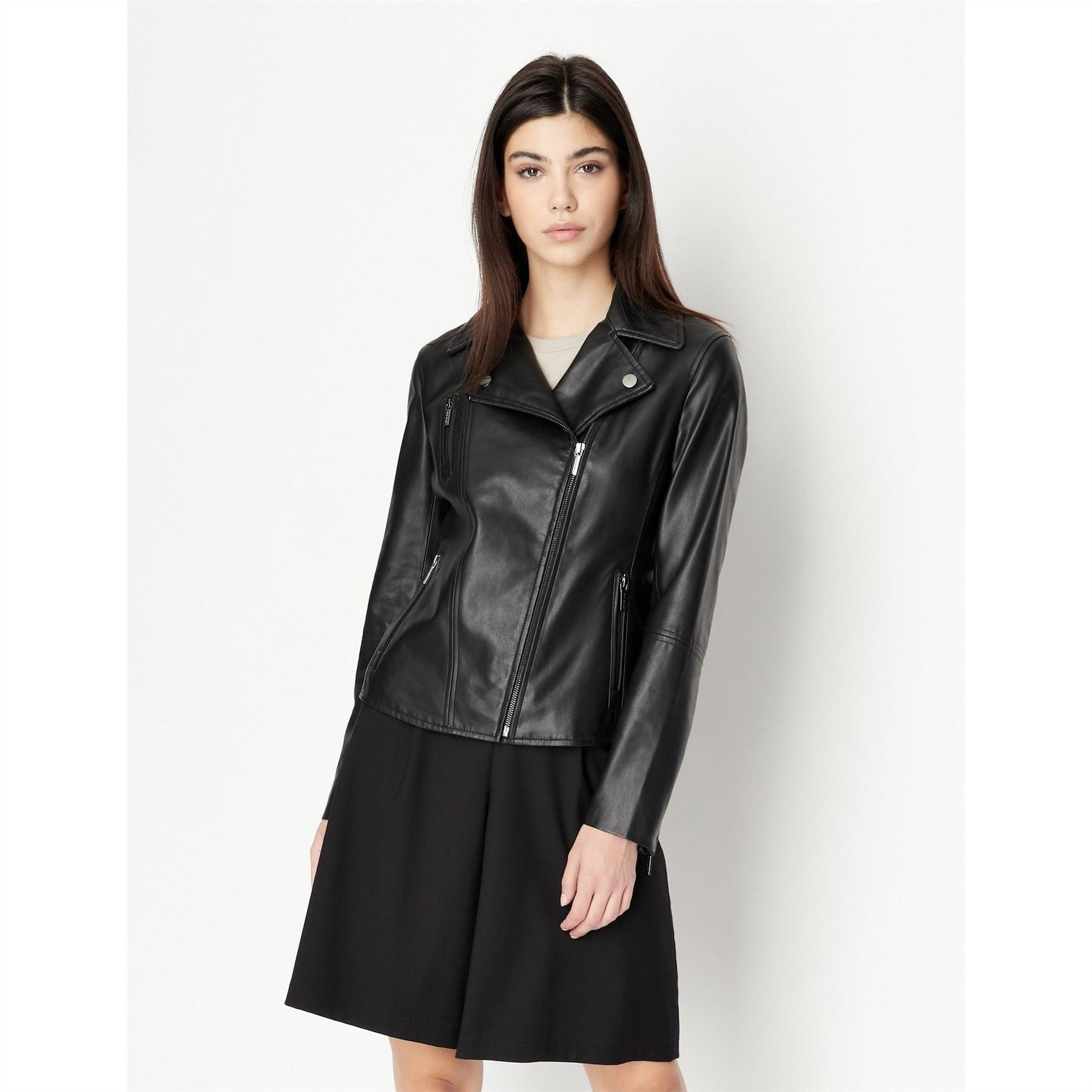 Armani Exchange Leather Jacket