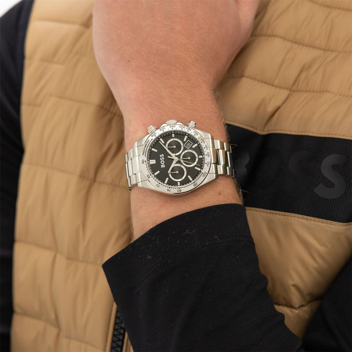 Boss Hero Stainless Steel Bracelet Watch
