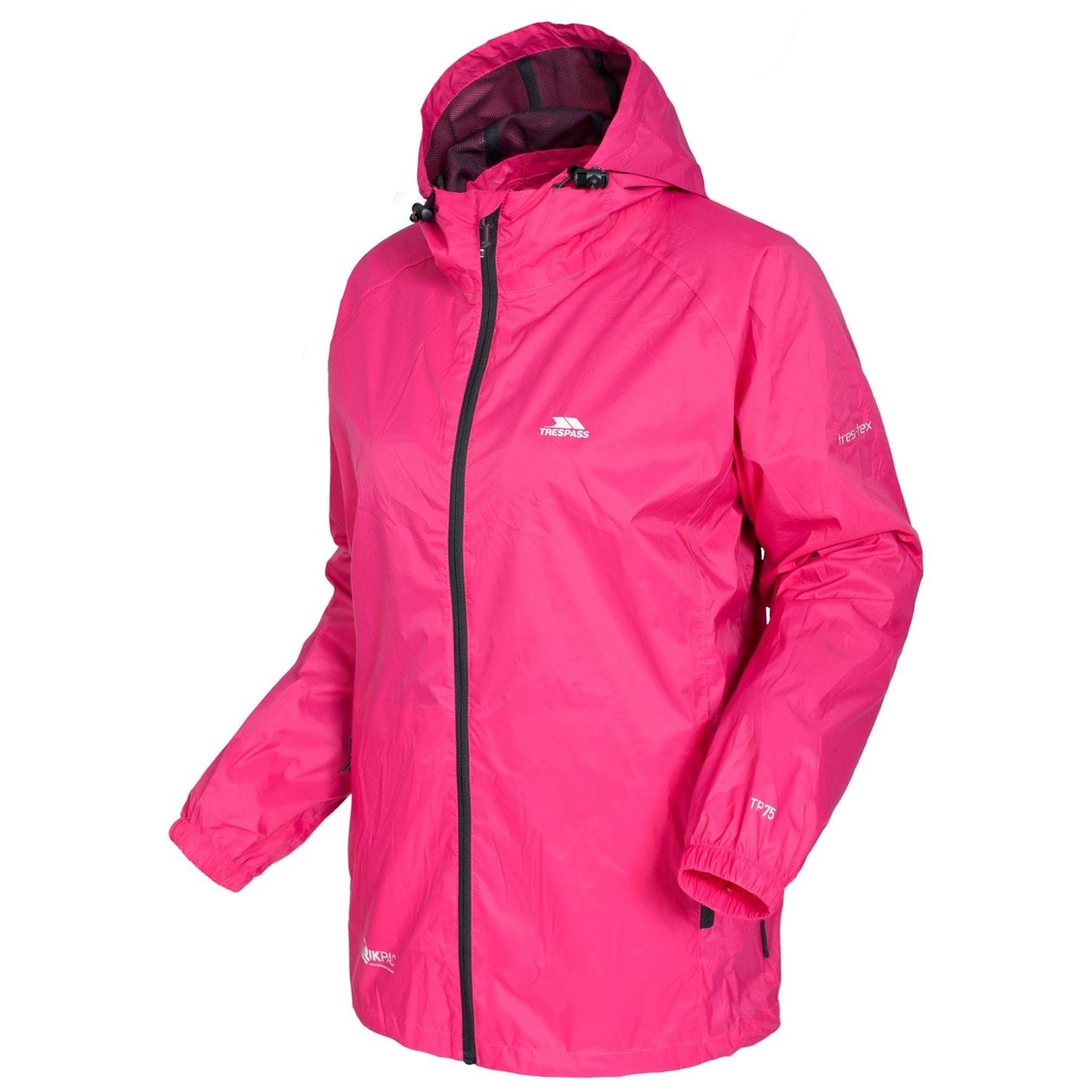 Trespass Tresspass Qikpac Hooded Rain Jacket