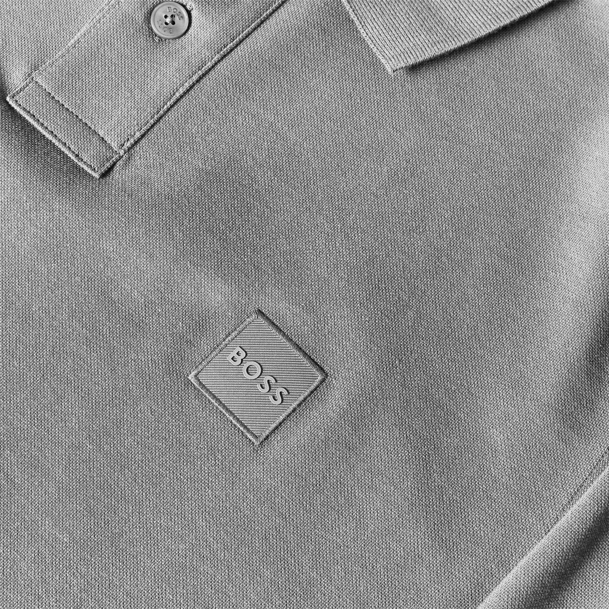 Boss BOSS ORANGE Passerby Premium Cotton Long Sleeve Polo Shirt with Logo Detail