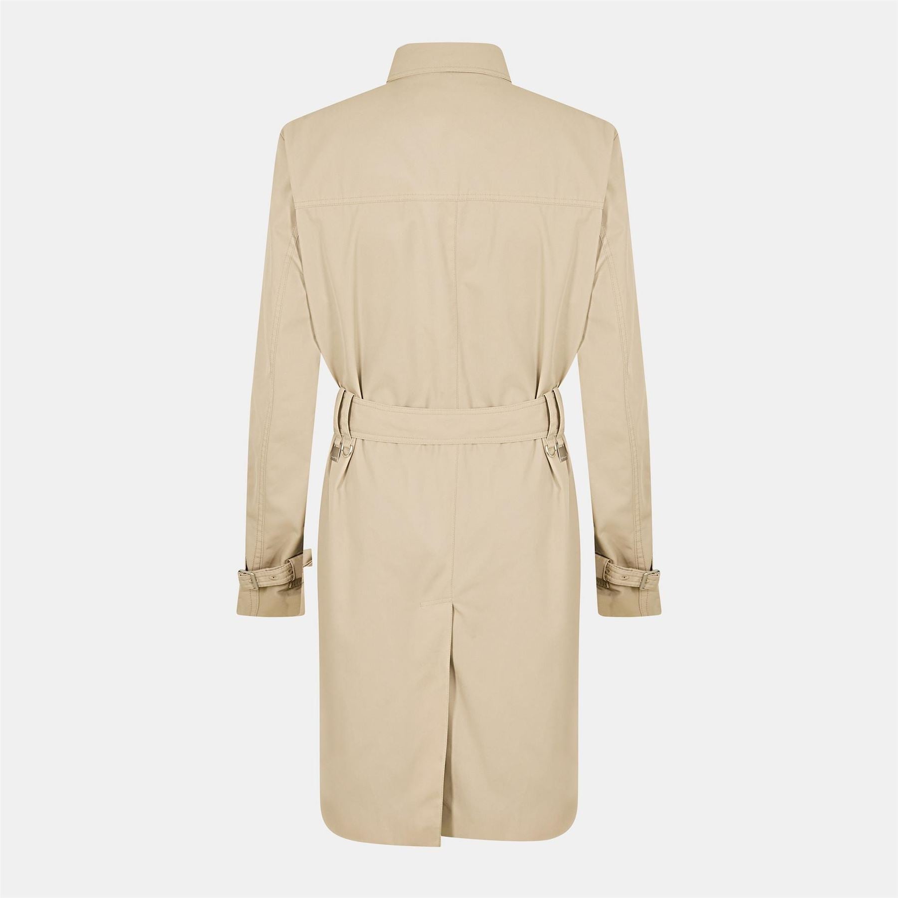 Hugo  Double Breasted Weather Resistant Tailored Fit Trench Coat