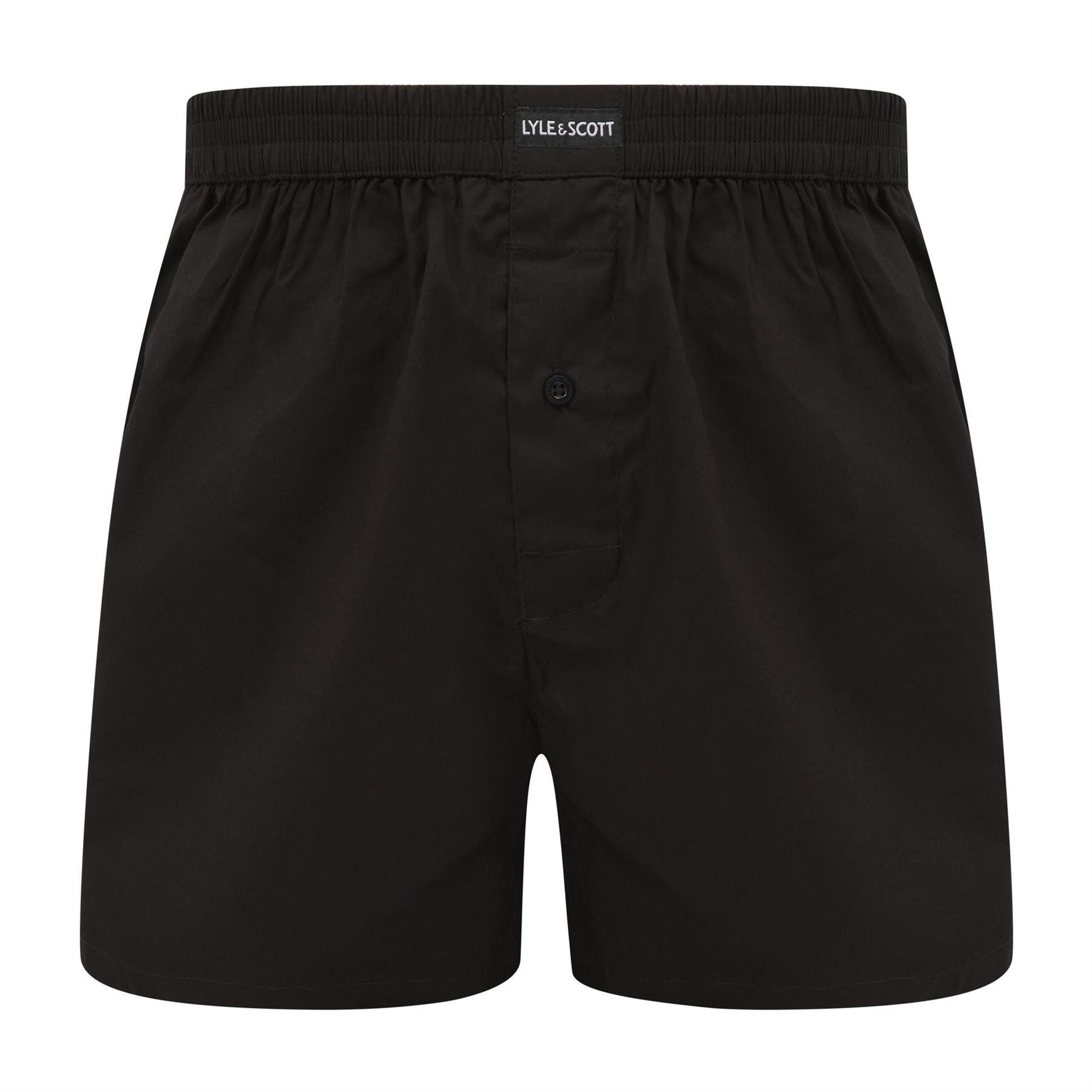 Lyle and Scott 3 Pack Woven Plain Design Boxer Shorts