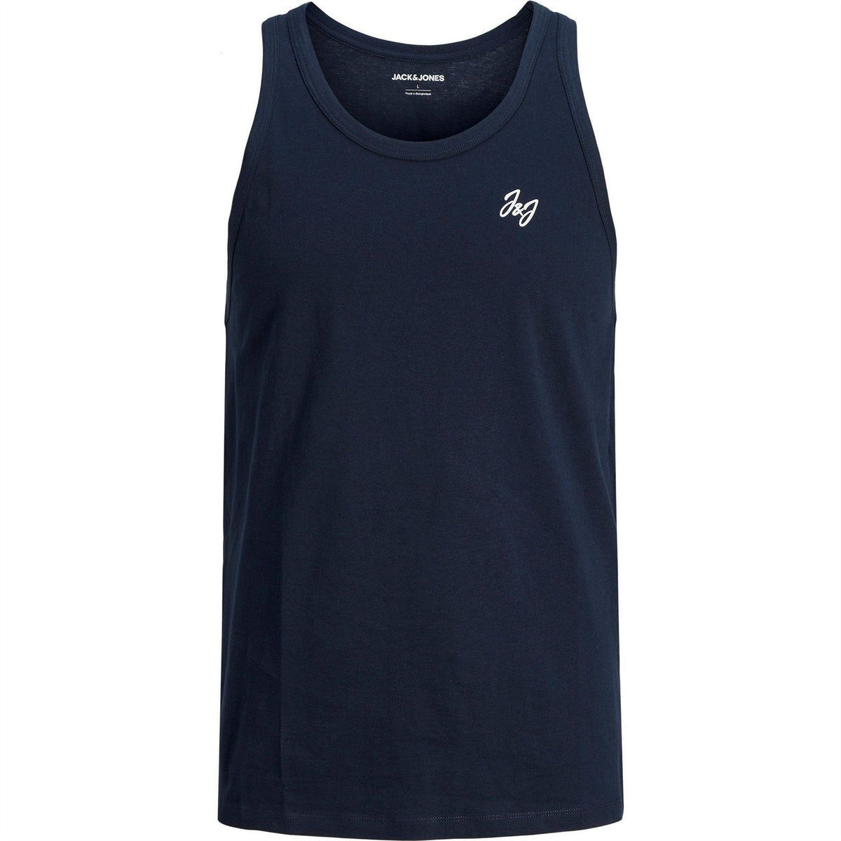 Jack and Jones 5 Pack Scoop Neck Regular Fit Tank
