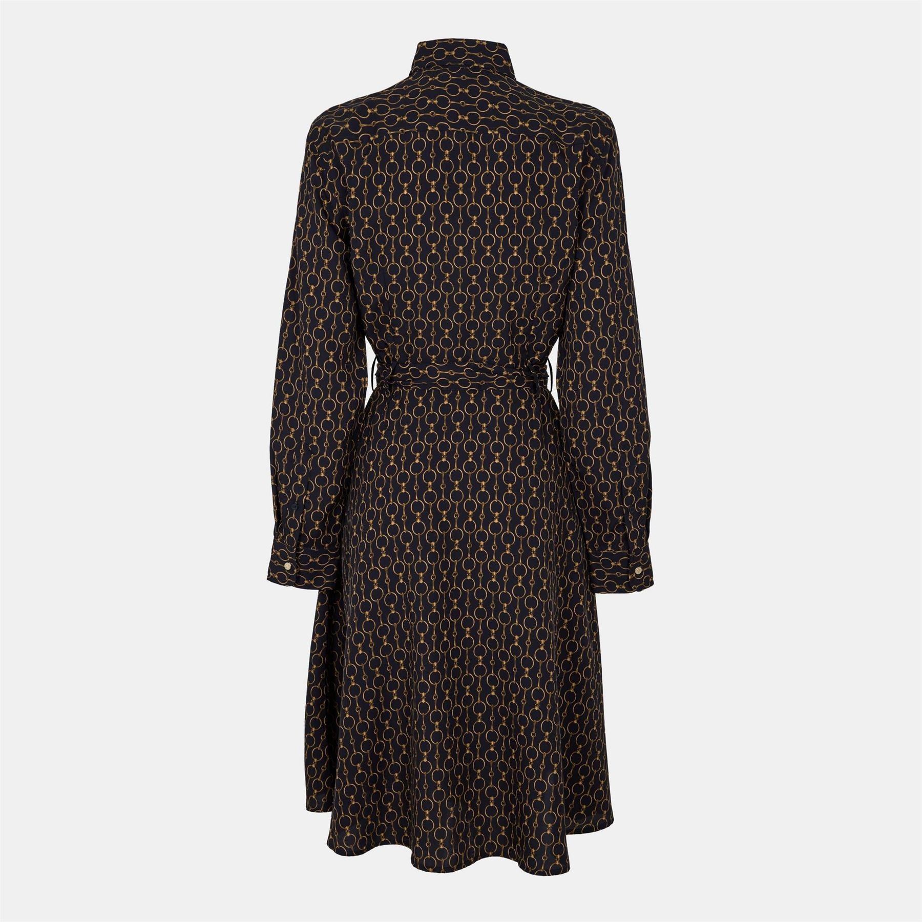Lauren by Ralph Lauren Karalynn Long Sleeve Midi Shirt Dress