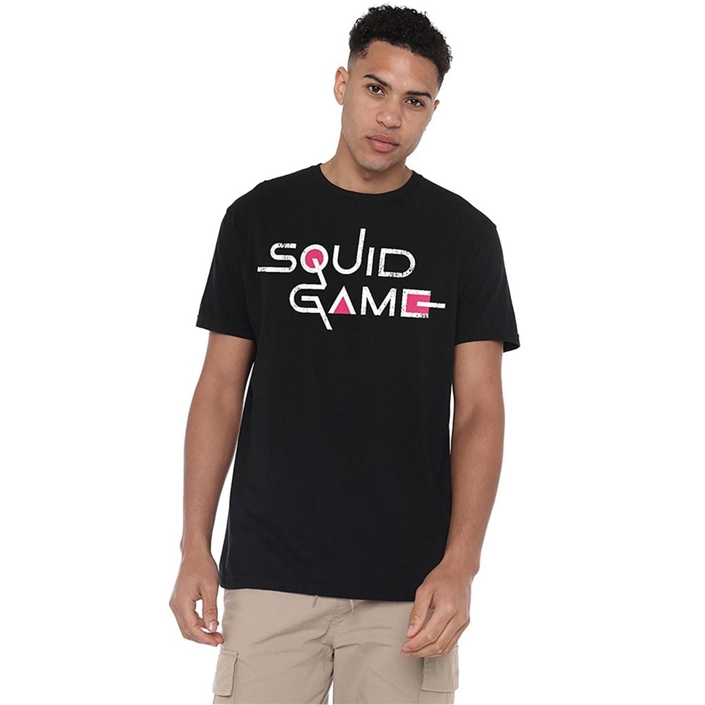 Squid Game Regular Fit Crew Neck Short Sleeve Shirt