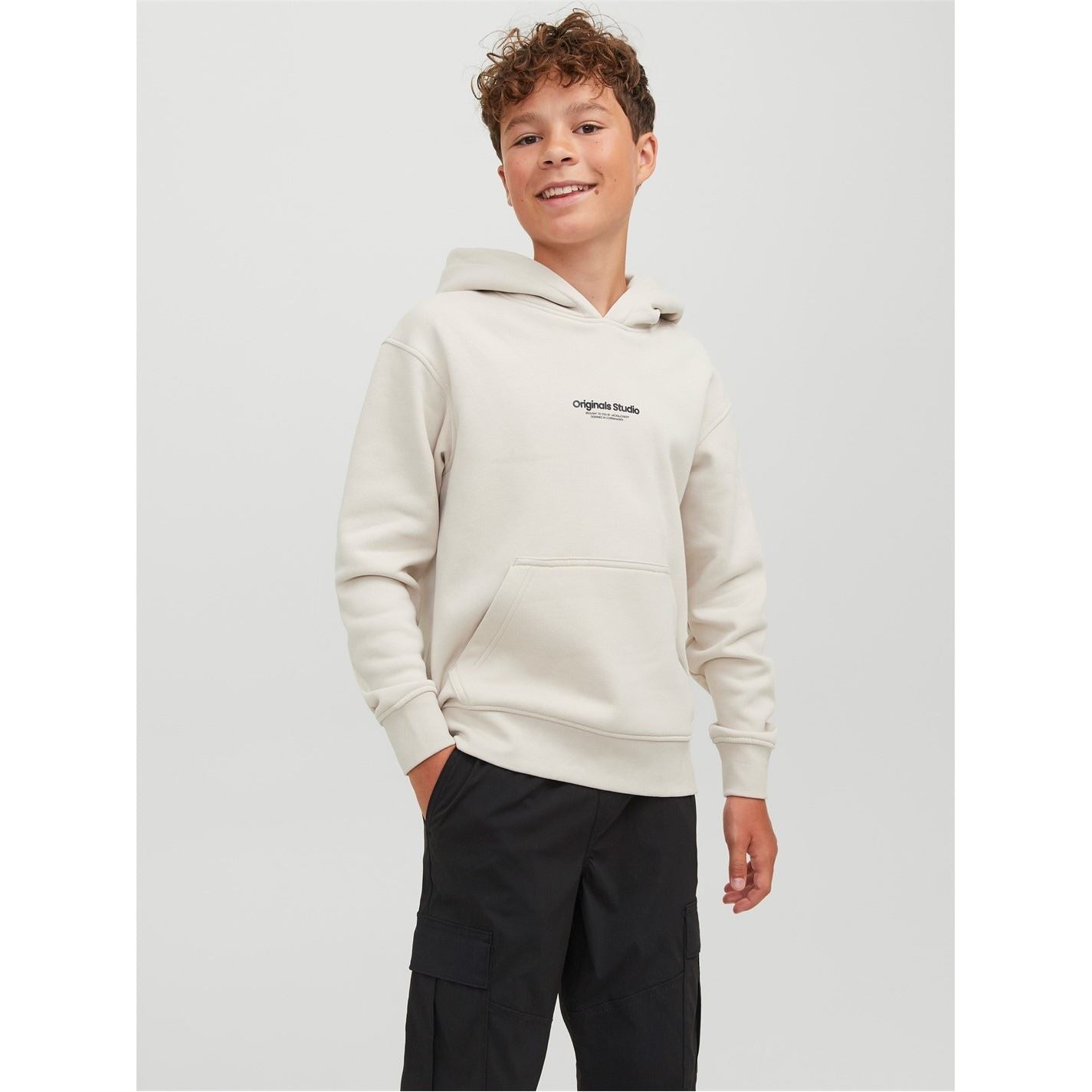 Jack and Jones Regular Fit Hooded Neck Long Sleeve Sweatshirt