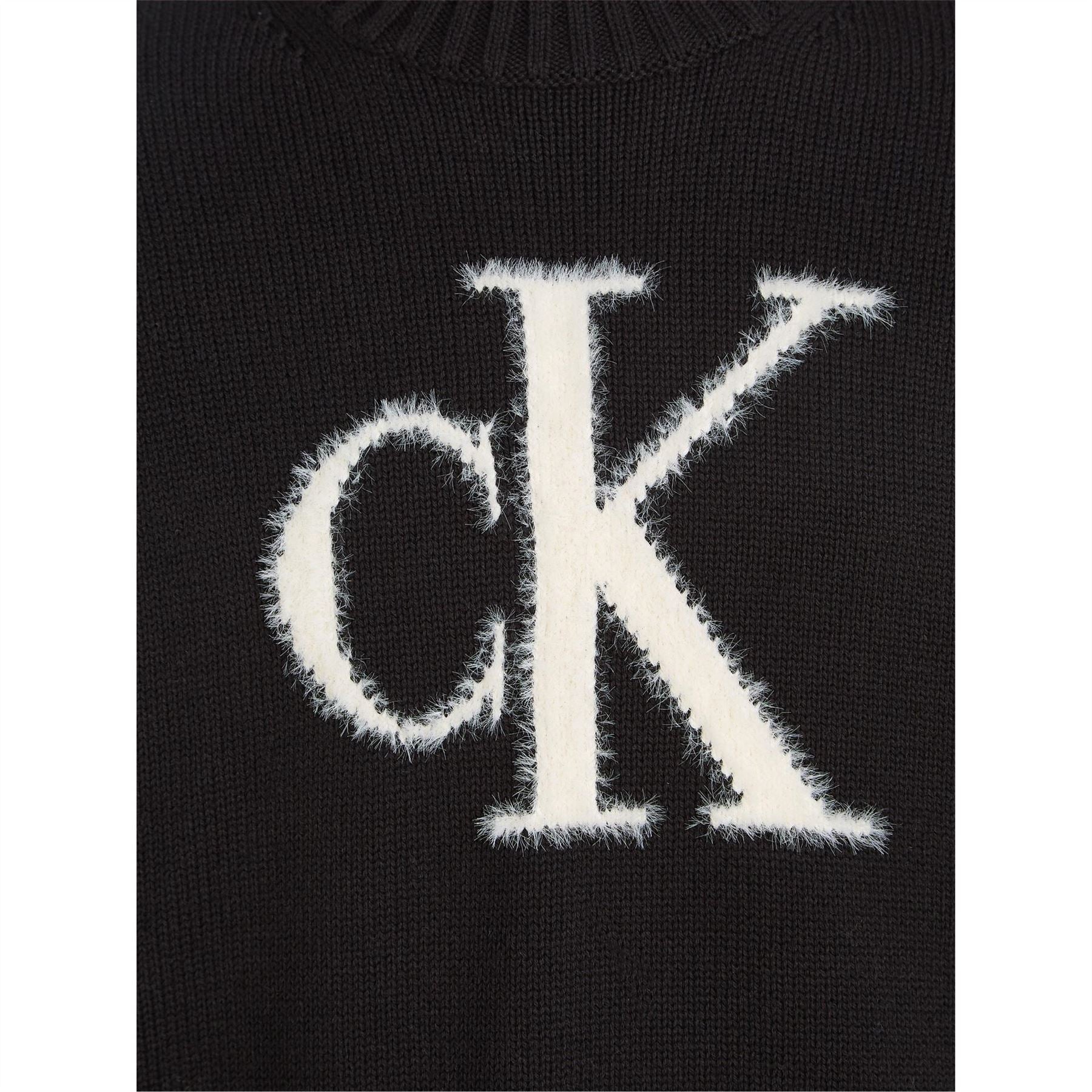 Calvin Klein Jeans Monogram Crew Neck Long Sleeve Sweater