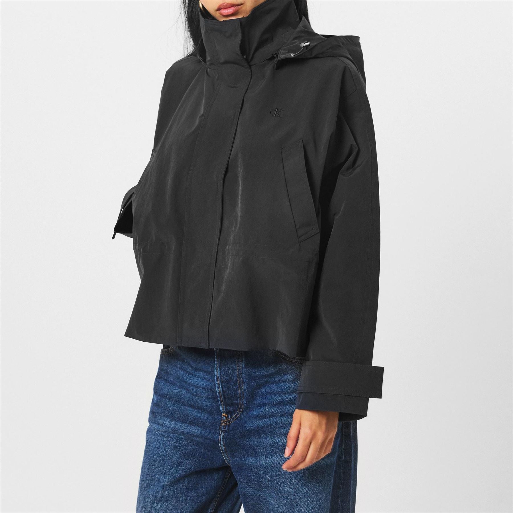 Calvin Klein Jeans Touch Nylon Waisted Jacket