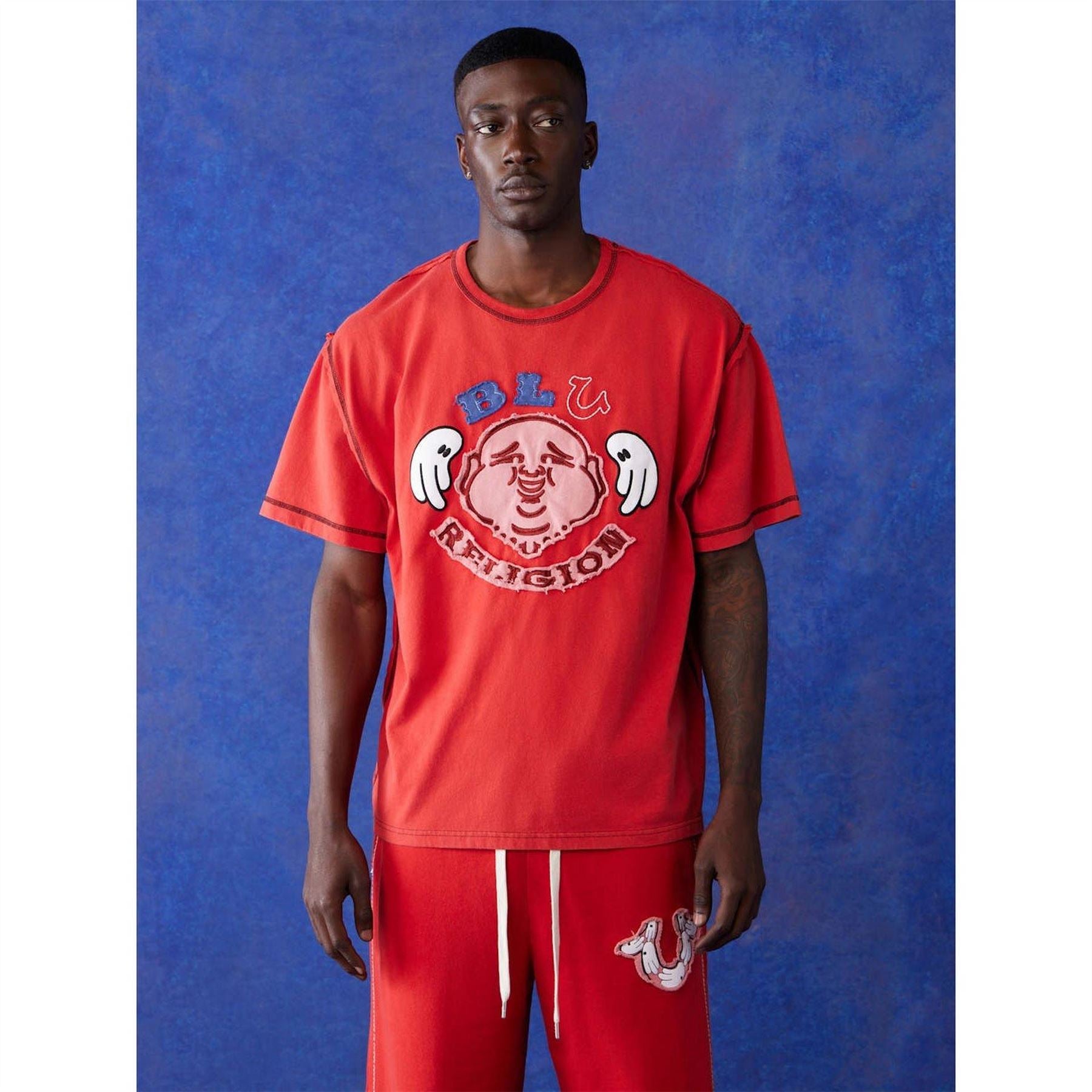 True Religion Regular Fit Boxy T-Shirt
