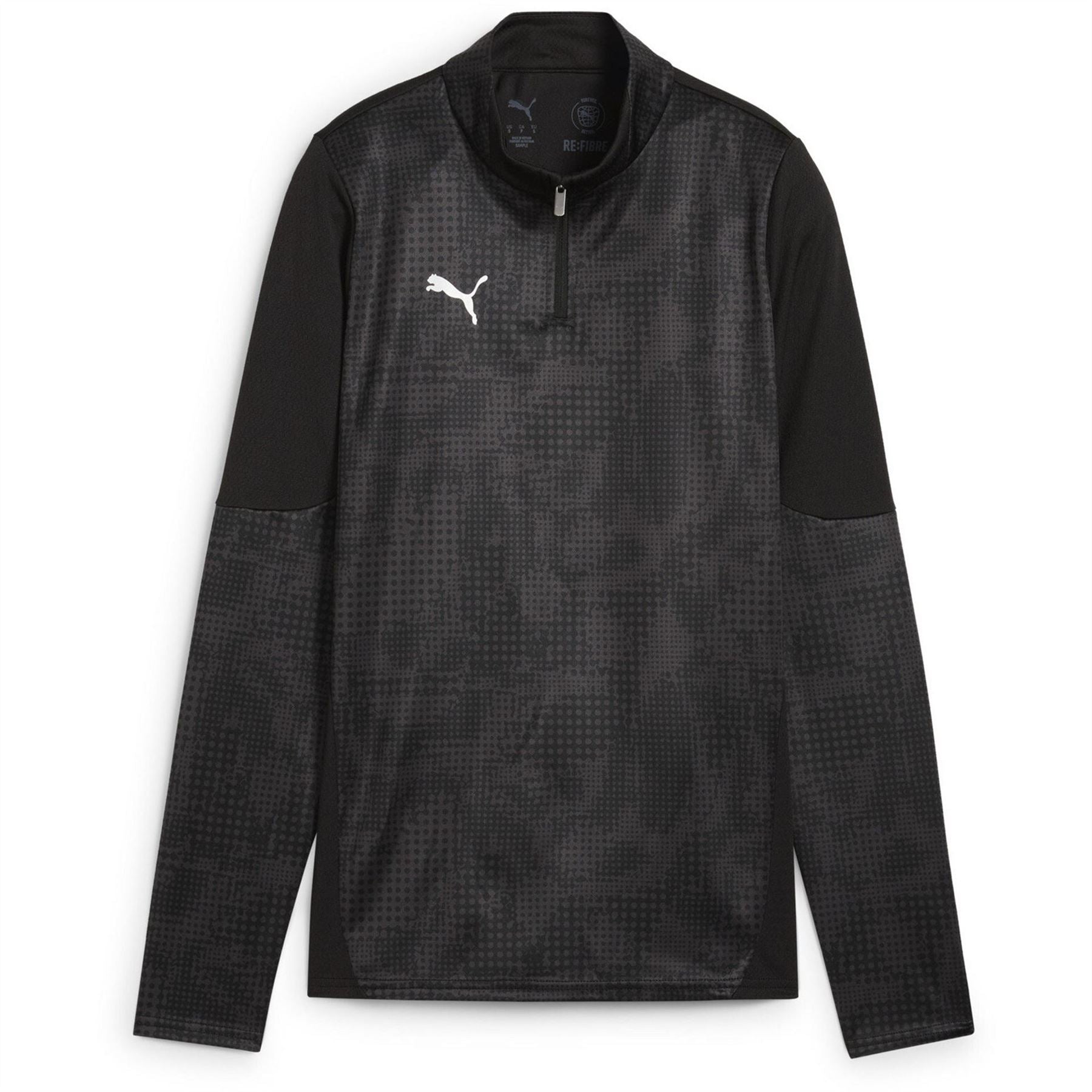 Puma Womens Teamcup Training Quarter Zip Top Wmn Drill