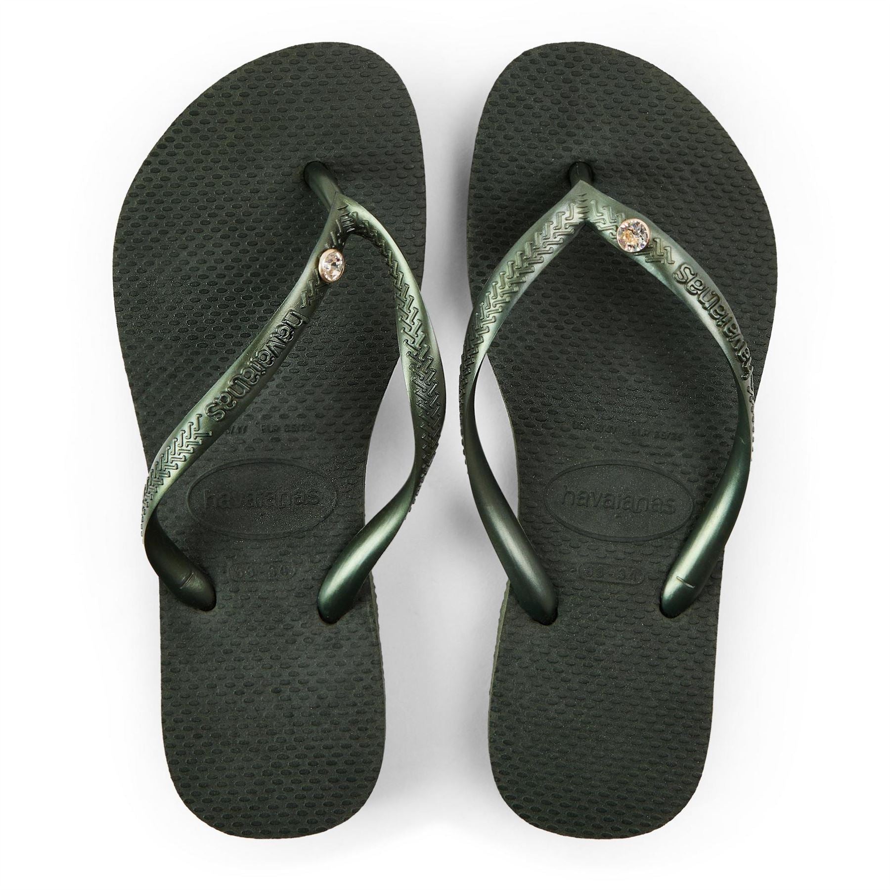 Havaianas Kids Slim Crystal Flip Flops