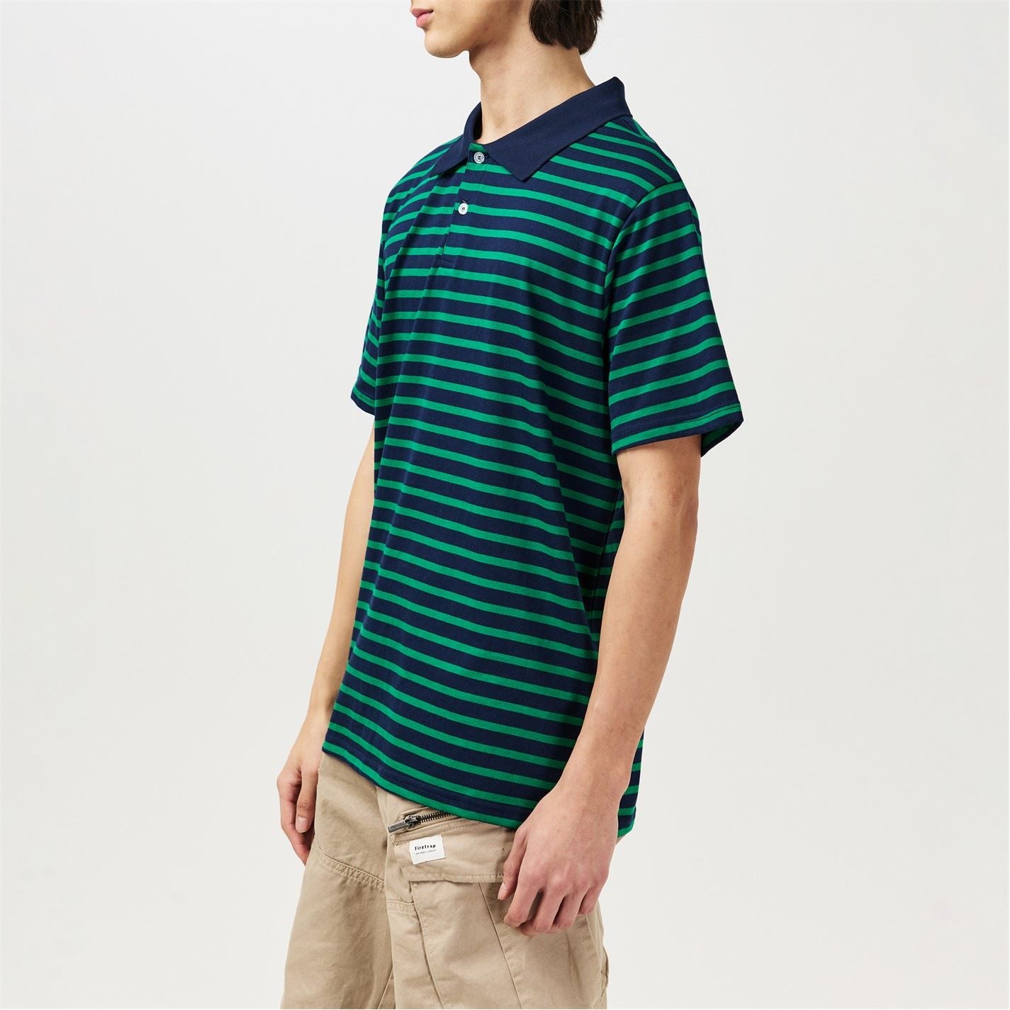 Firetrap Striped Polo