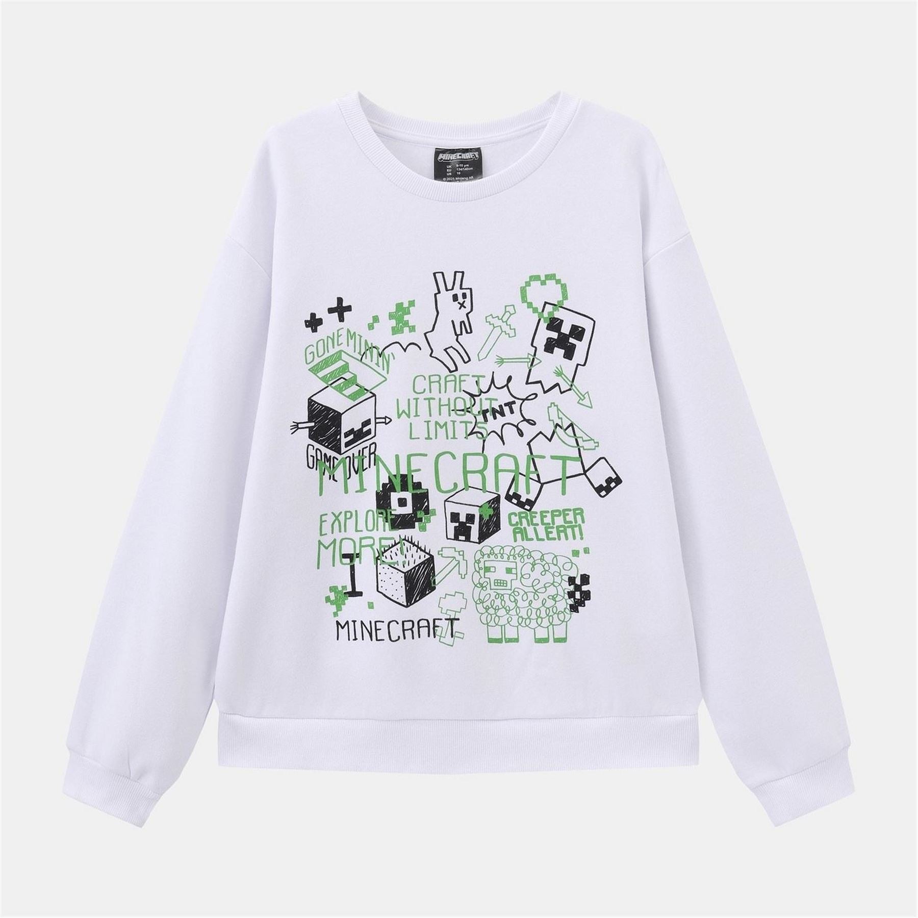Character Crew Sweatshirt + Pants Set Juniors