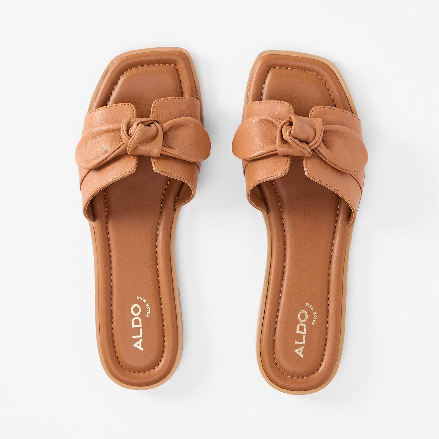 Aldo Open Toe Flat Heel Slide Sandals