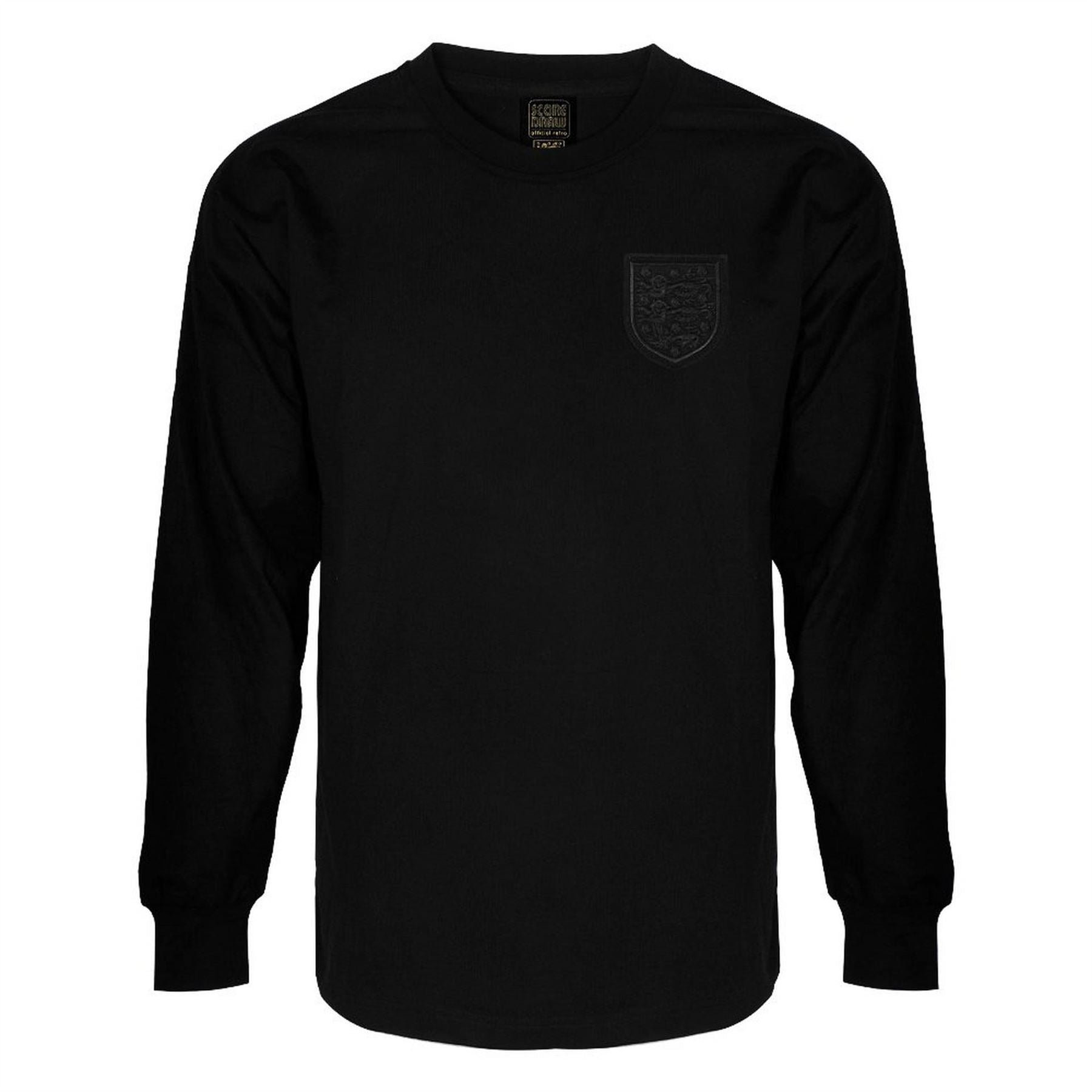 Score Draw England 66 Black Out Long Sleeve Shirt
