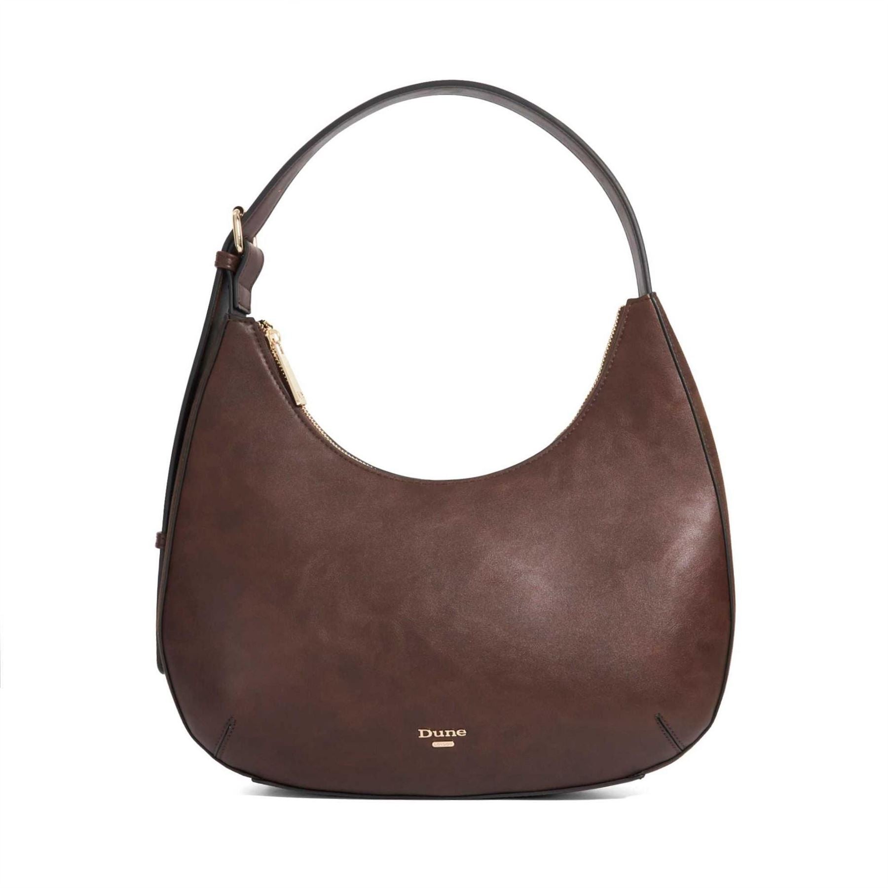 Dune London Daintily Crescent Shape Hobo Bag with Gold Tone Hardware