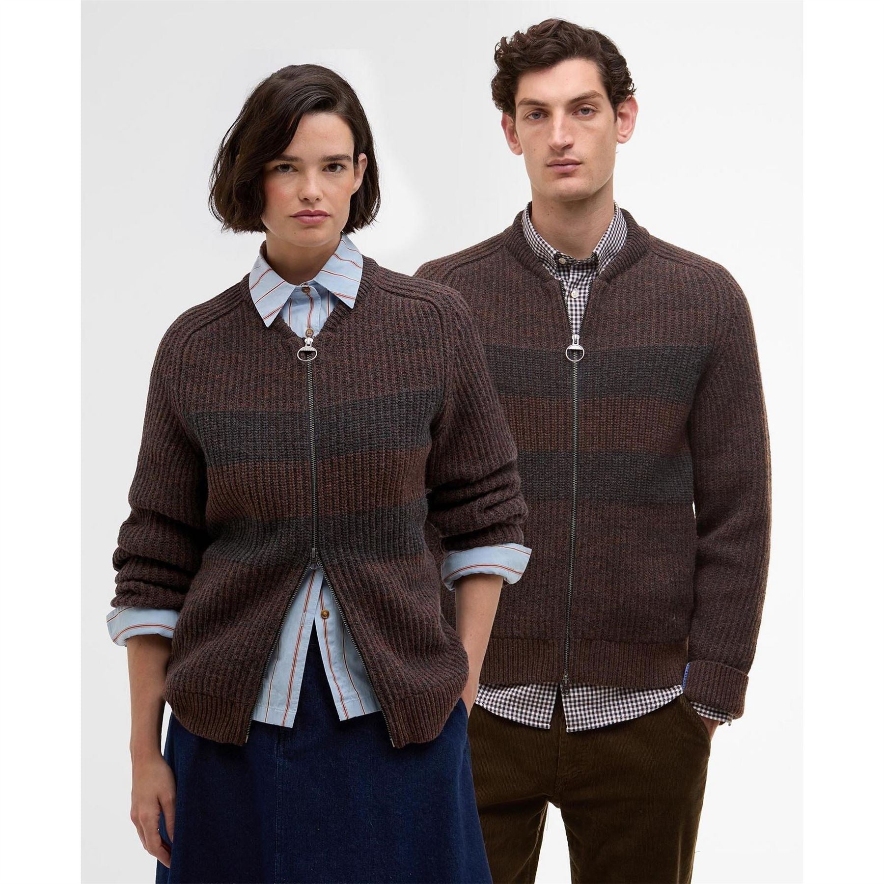 Paul Smith X Barbour Paul Smith Knitted Bomber Jacket