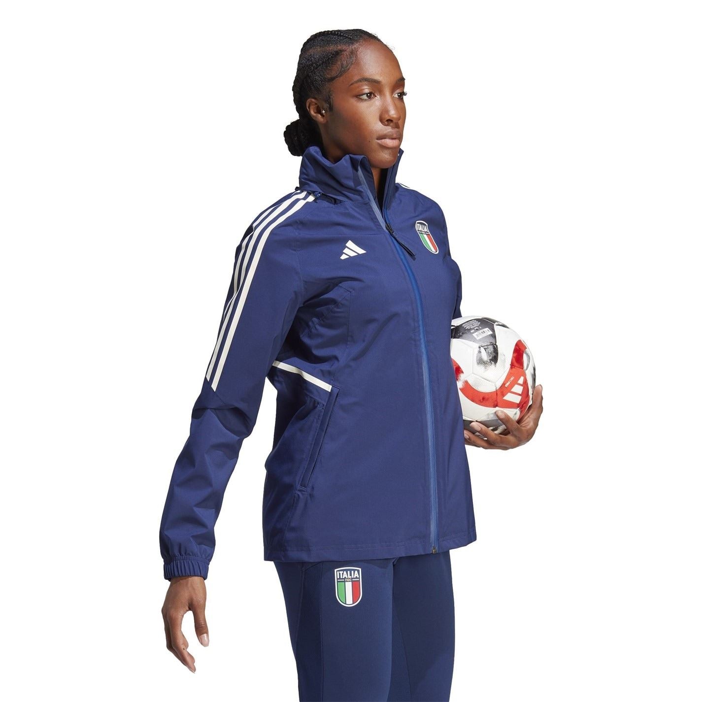 adidas Womens Italy Condivo 23 Rain Jacket