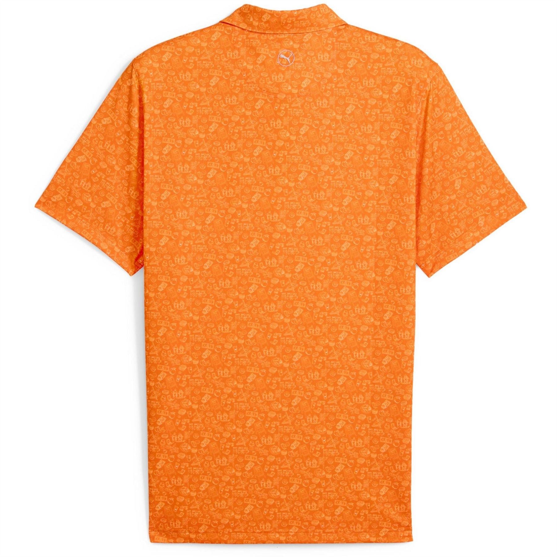 Puma Stand Polo Short Sleeve Performance Polo Shirt
