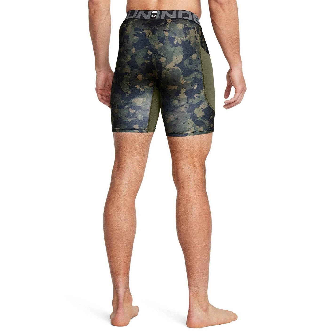 Under Armour Mens Armour Ua Hg Prtd Comp Sts Gym Shorts