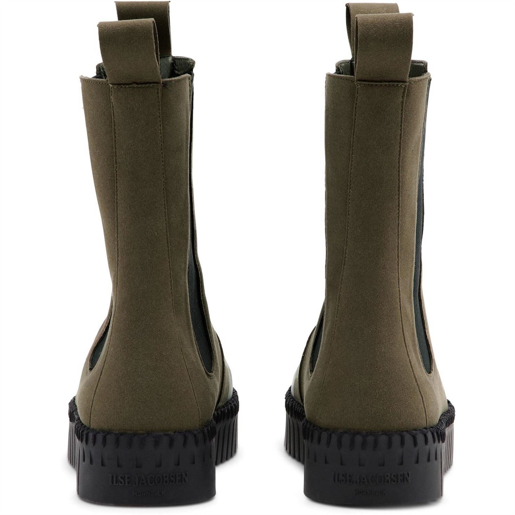 Ilse Jacobsen Long Chelsea Block Heel Boots