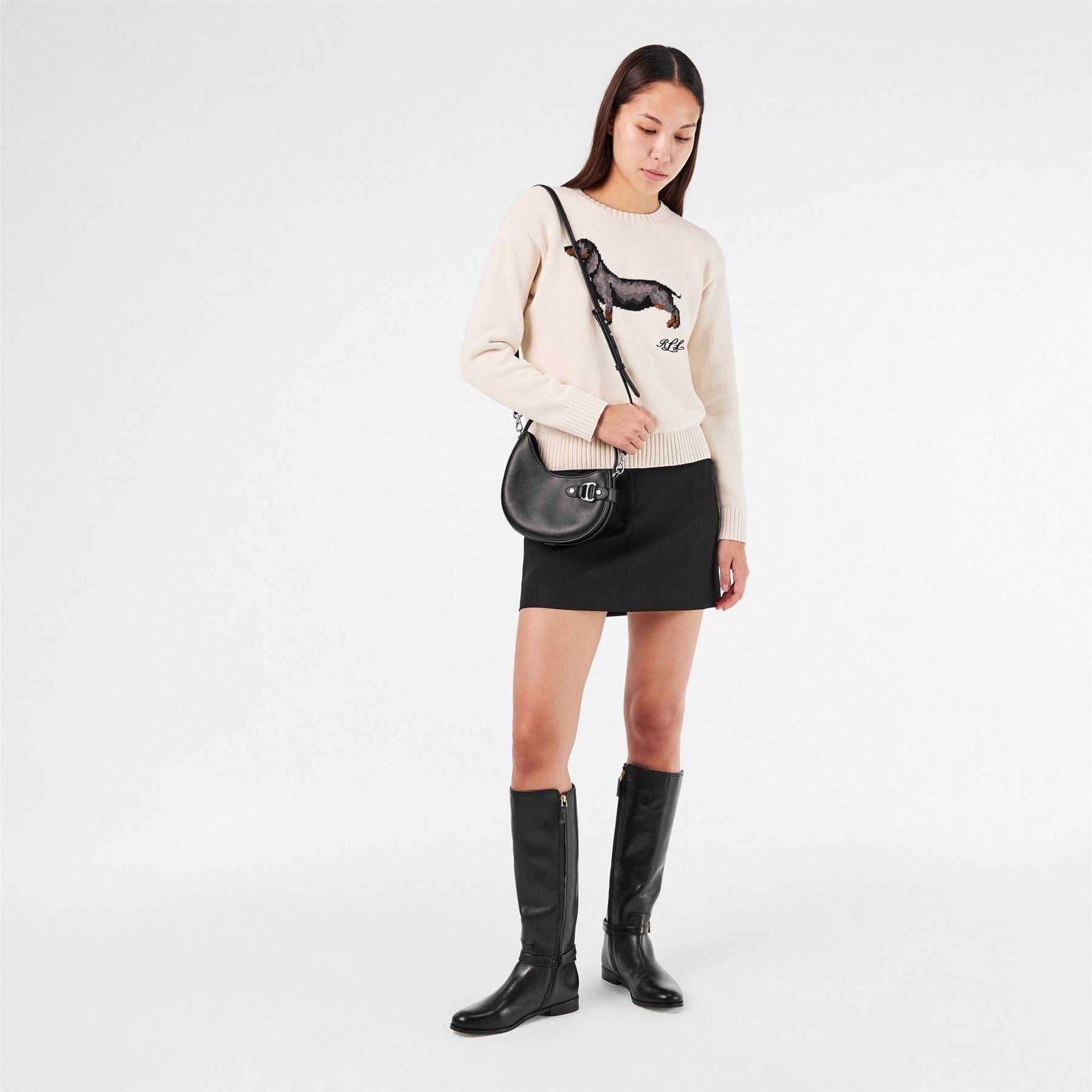 Lauren by Ralph Lauren Real Leather Brook Knee High Boots