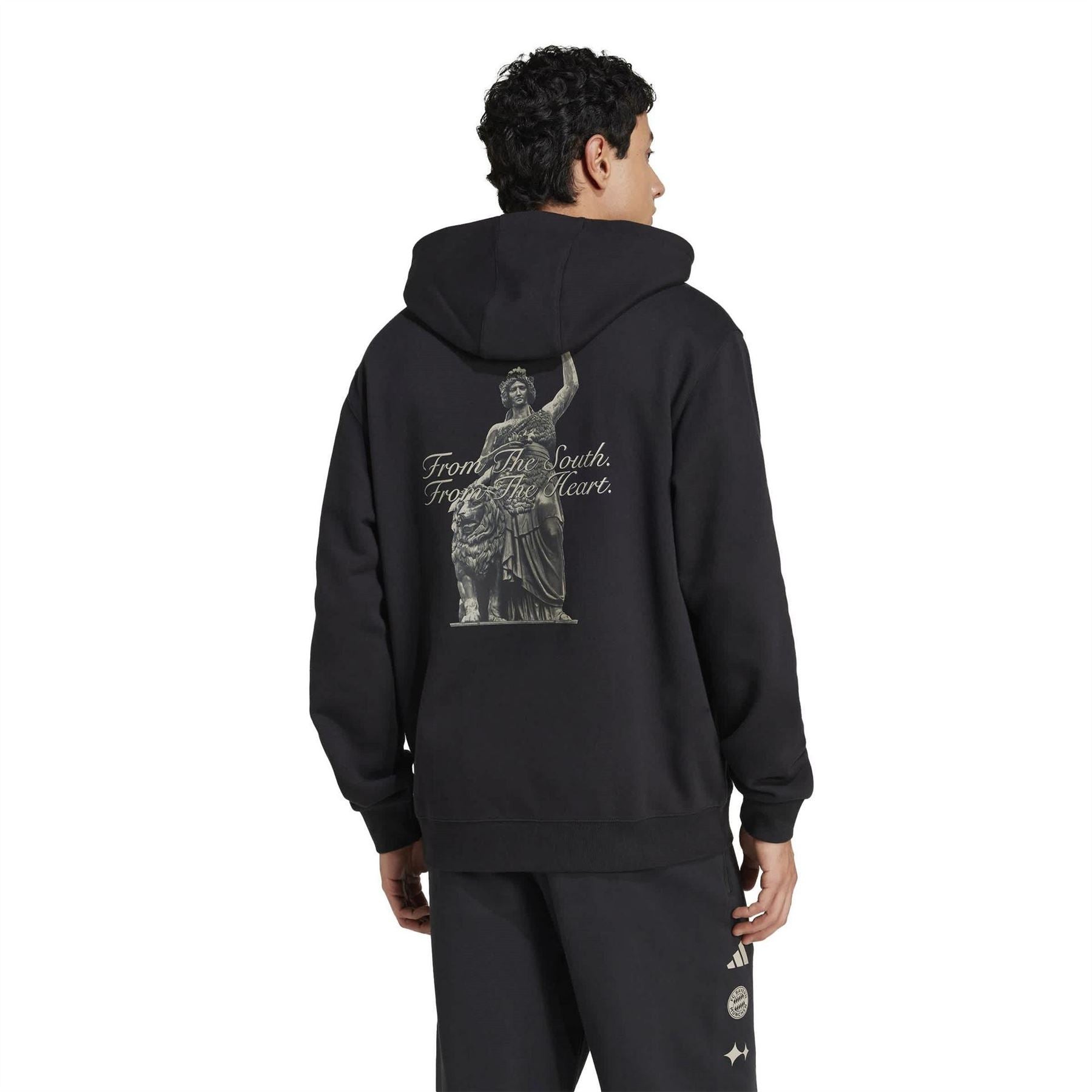 adidas Mens Bayern Munich X Bstn Adicolour Contempo Hoodie