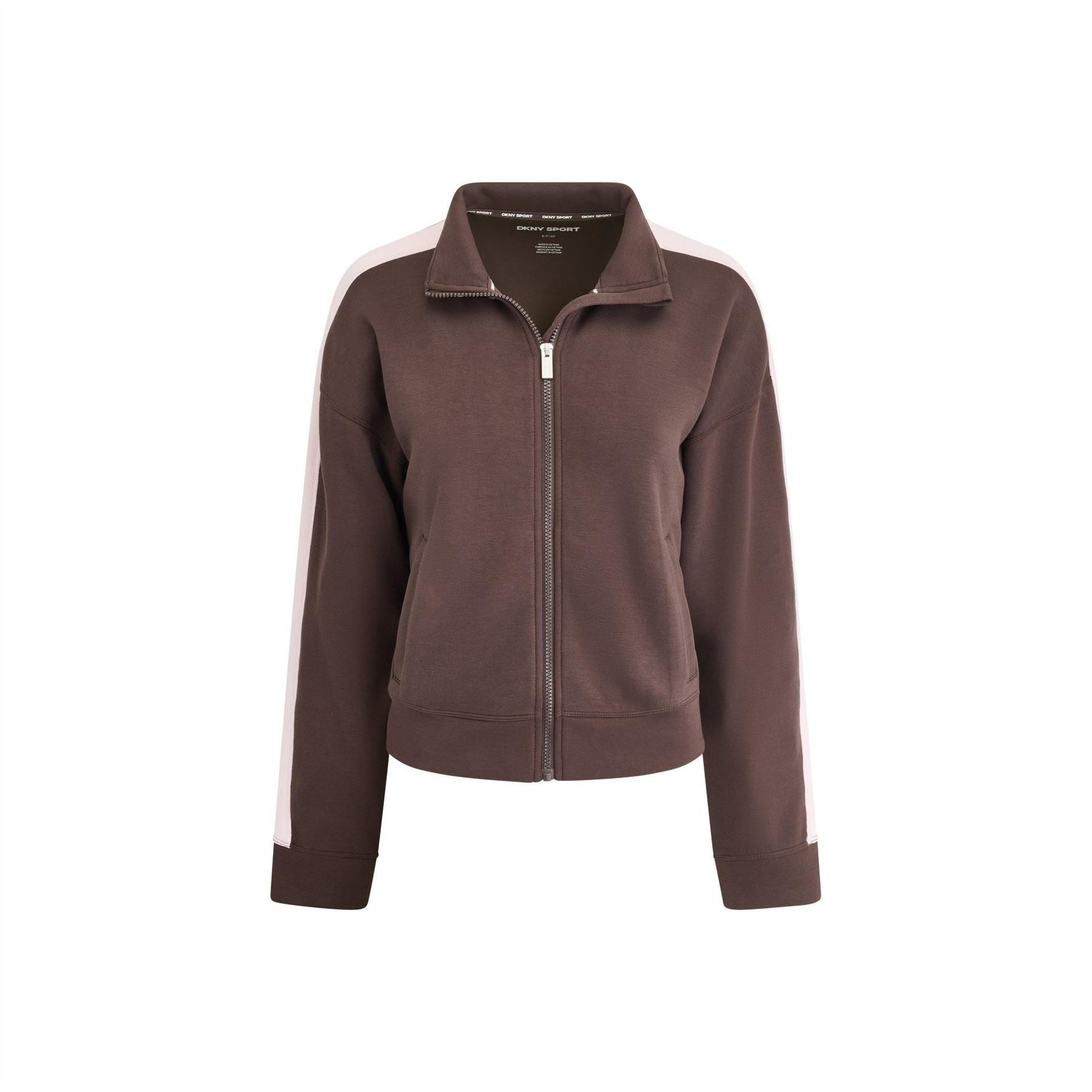 DKNY Stripe FulL-Zip Track Ld64