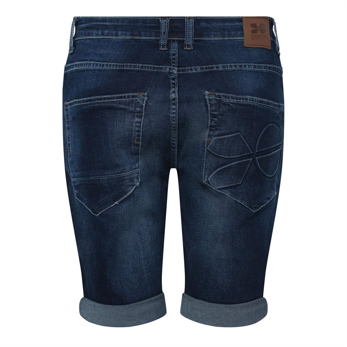 Crosshatch Tonwin Denim Bermuda Shorts