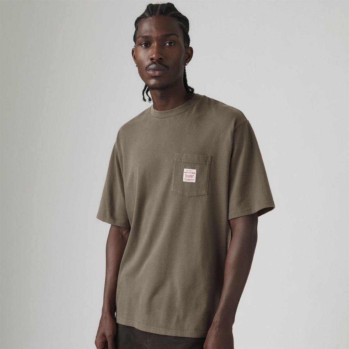 Levis Regular Fit Crew Neck Short Sleeve Text Graphic T-Shirt