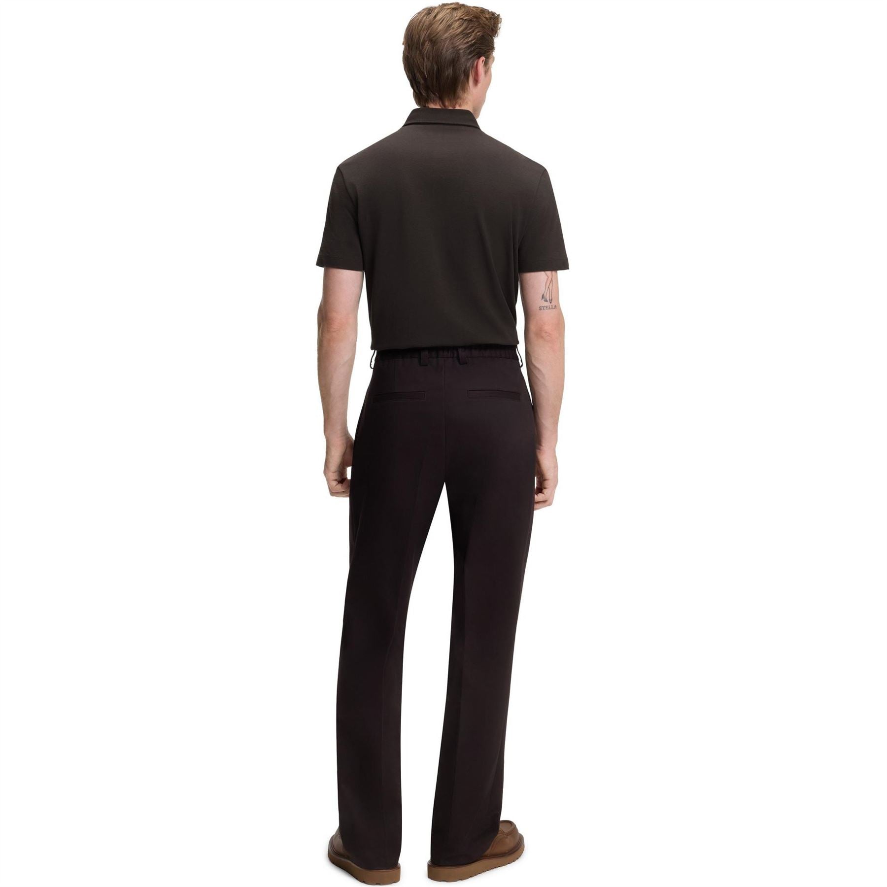 Boss Collared Neck Short Sleeve Regular Fit Shirt