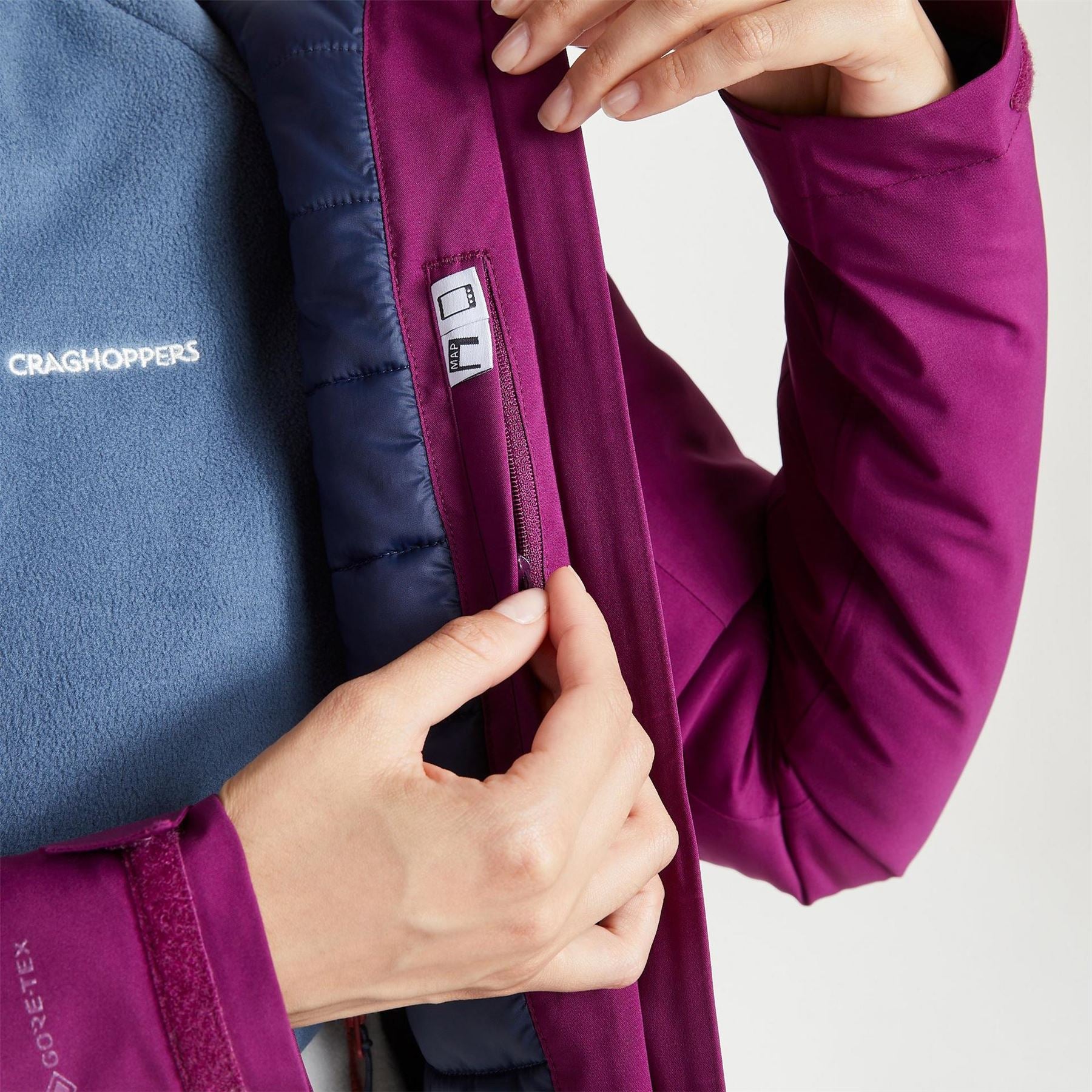 Craghoppers Ellis Hooded Relaxed Fit Rain Jacket