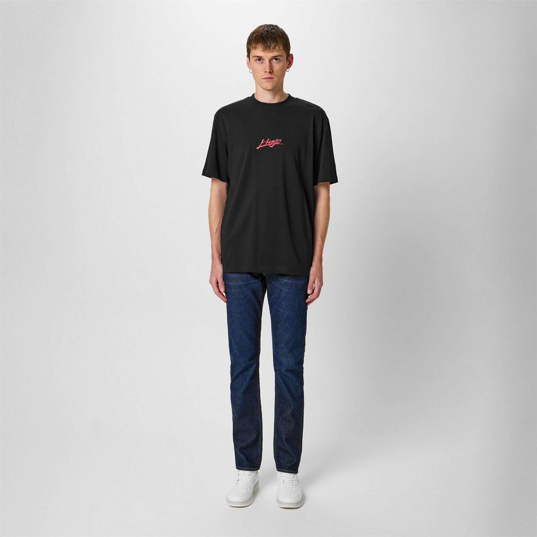 Hugo Print Relaxed Fit T-Shirt