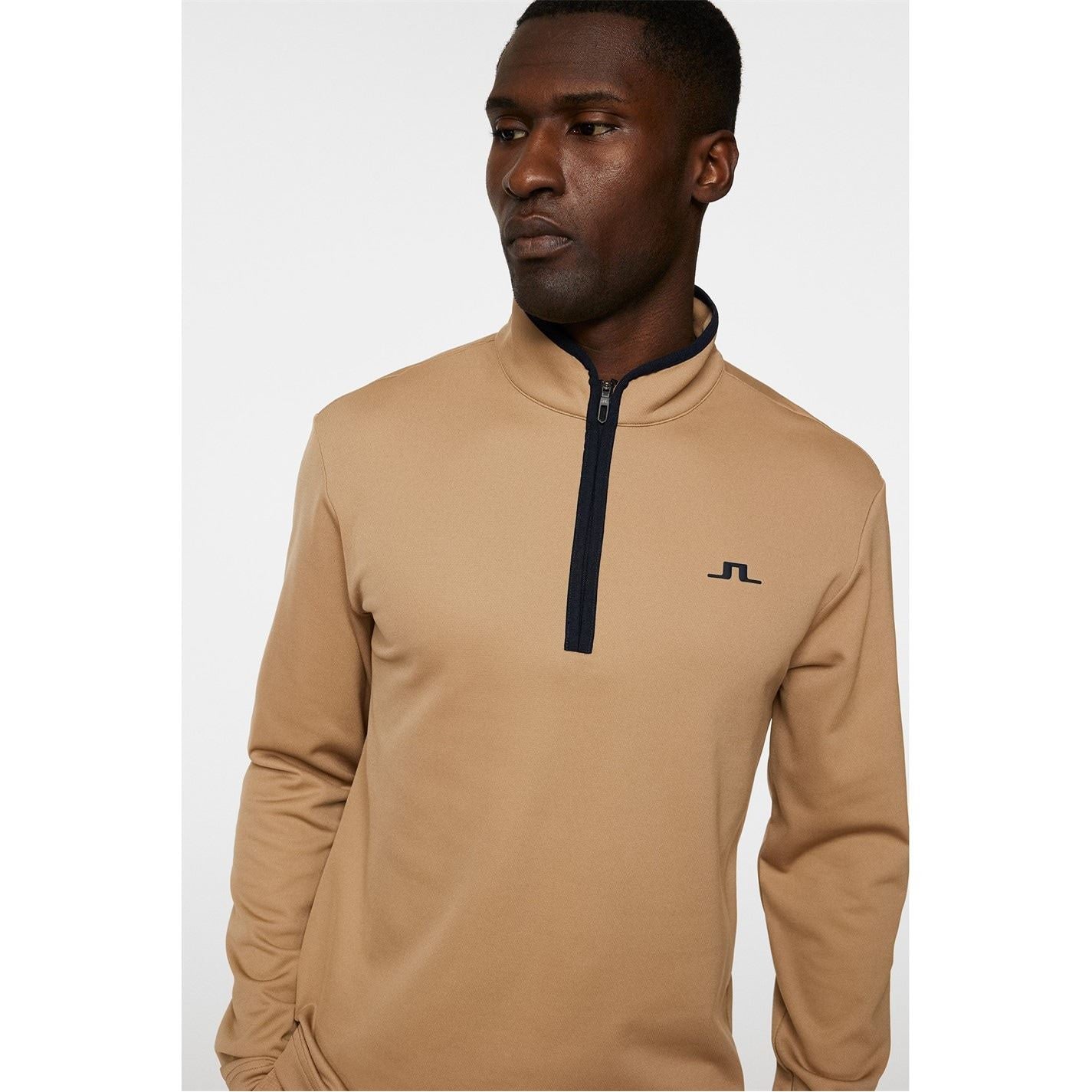 J Lindeberg Golf Half-Zip Regular Fit Long Sleeve Sweatshirt