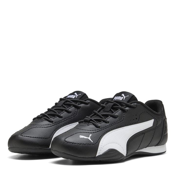 Puma Low Top Round Toe Flat Heel Sneakers