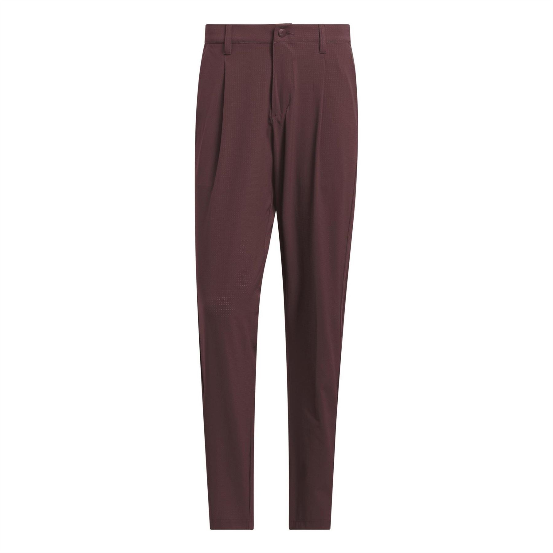 adidas Tour Solid Patterned Straight Chinos