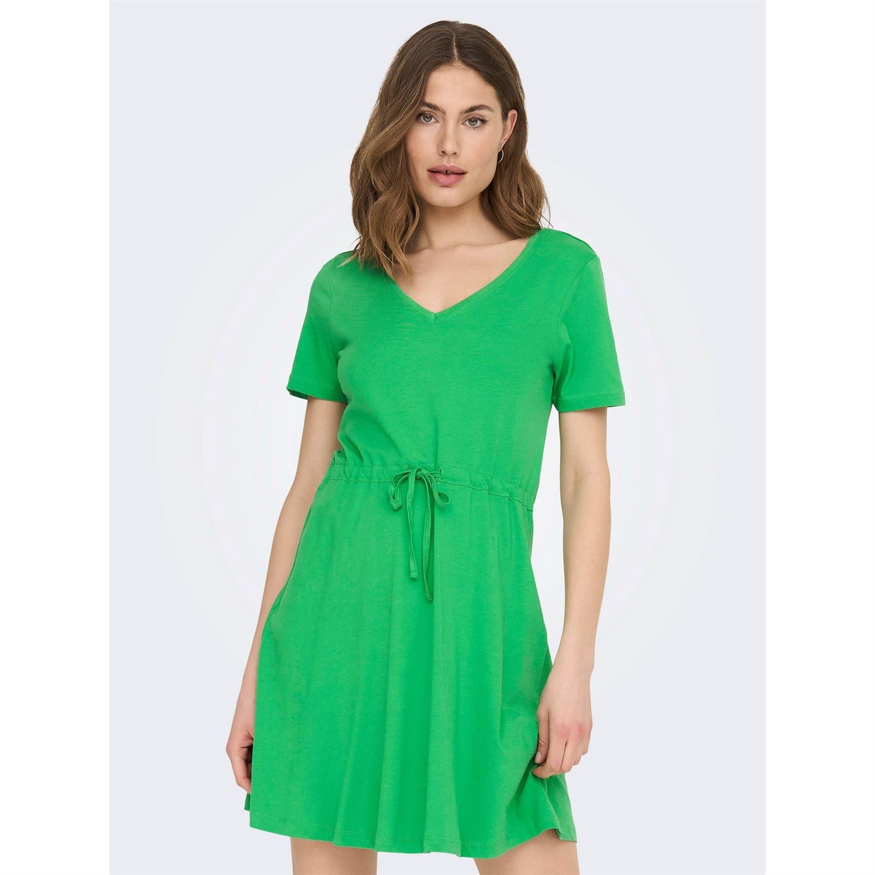 Only May V-Neck Mini T-Shirt Dress