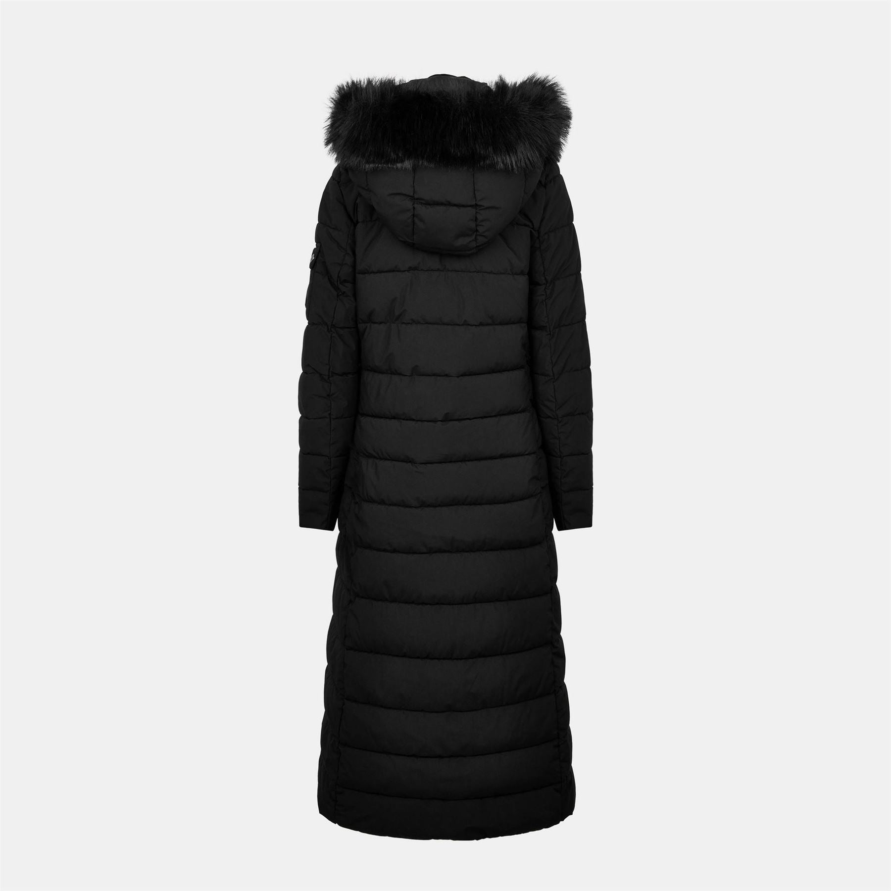 Lauren by Ralph Lauren Real Leather Long Puffer Jacket
