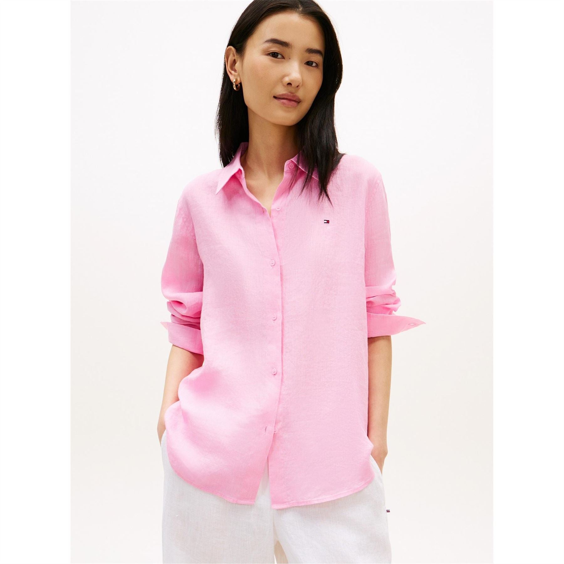 Tommy Hilfiger Long Sleeve Plain Shirt