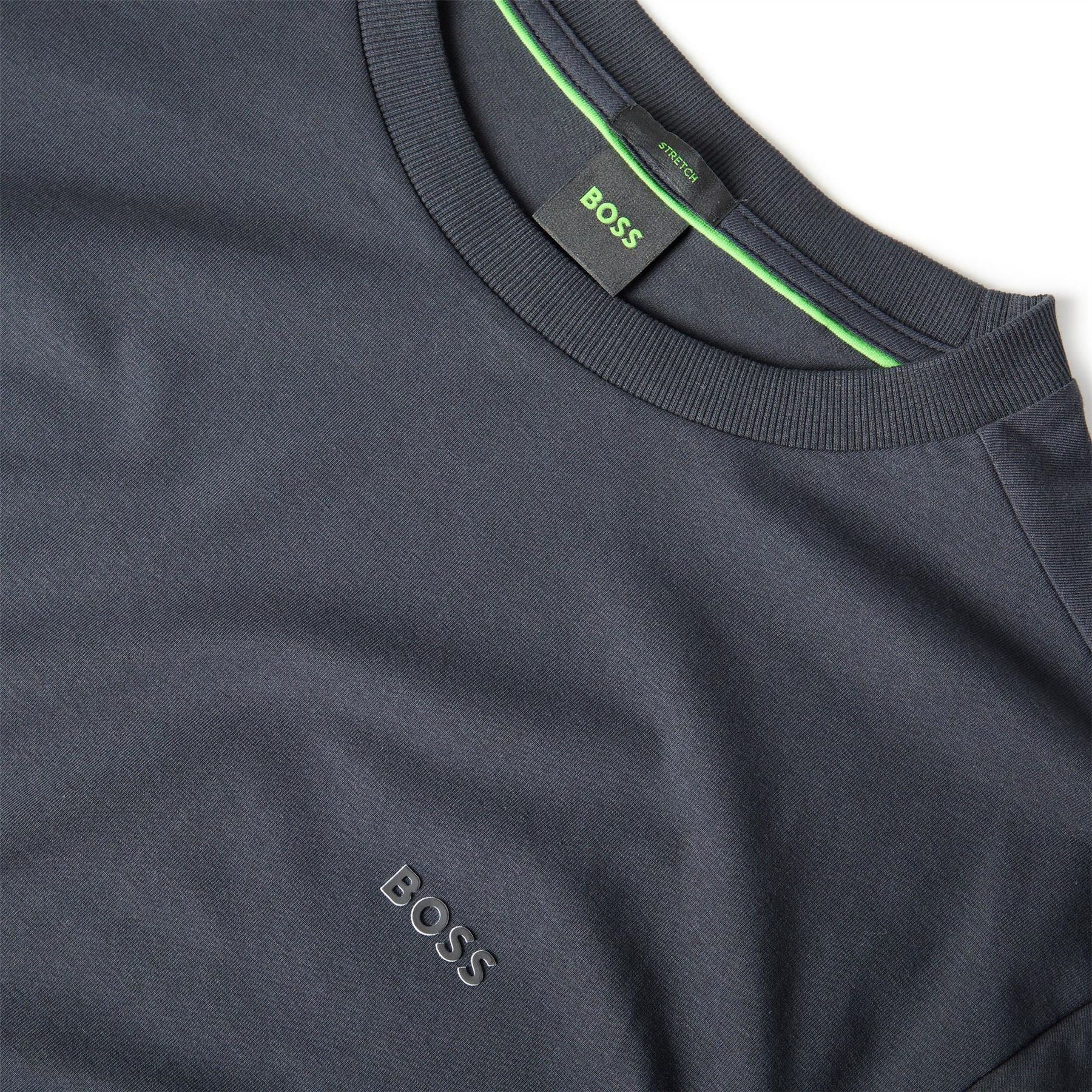 Boss BOSS GREEN T Shirt with Logo Design Stretch Cotton