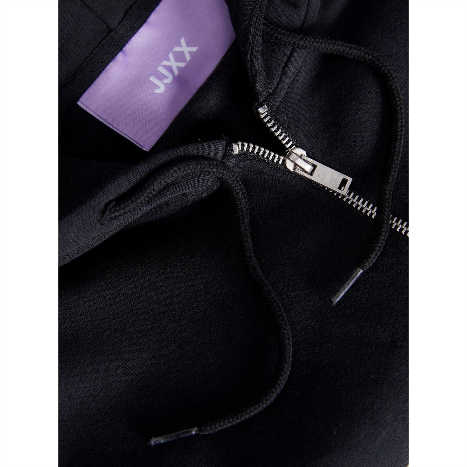 JJXX Abbie Long Sleeve Zipped Cropped Hoodie
